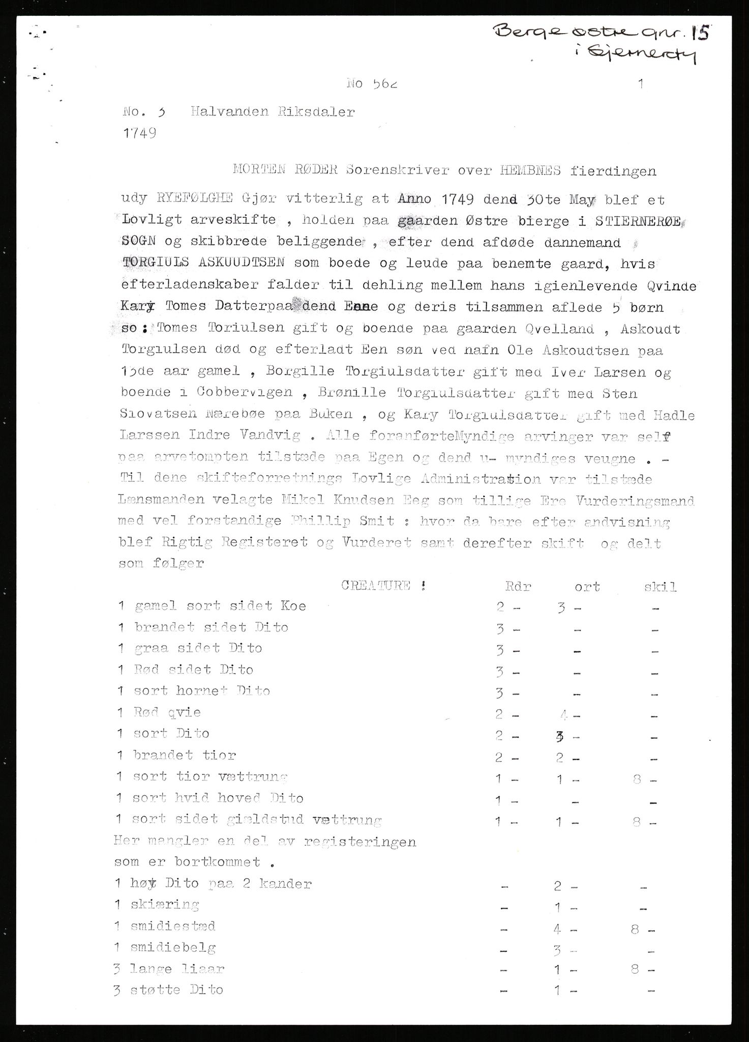 Statsarkivet i Stavanger, AV/SAST-A-101971/03/Y/Yj/L0007: Avskrifter sortert etter gårdsnavn: Berekvam - Birkeland, 1750-1930, p. 155