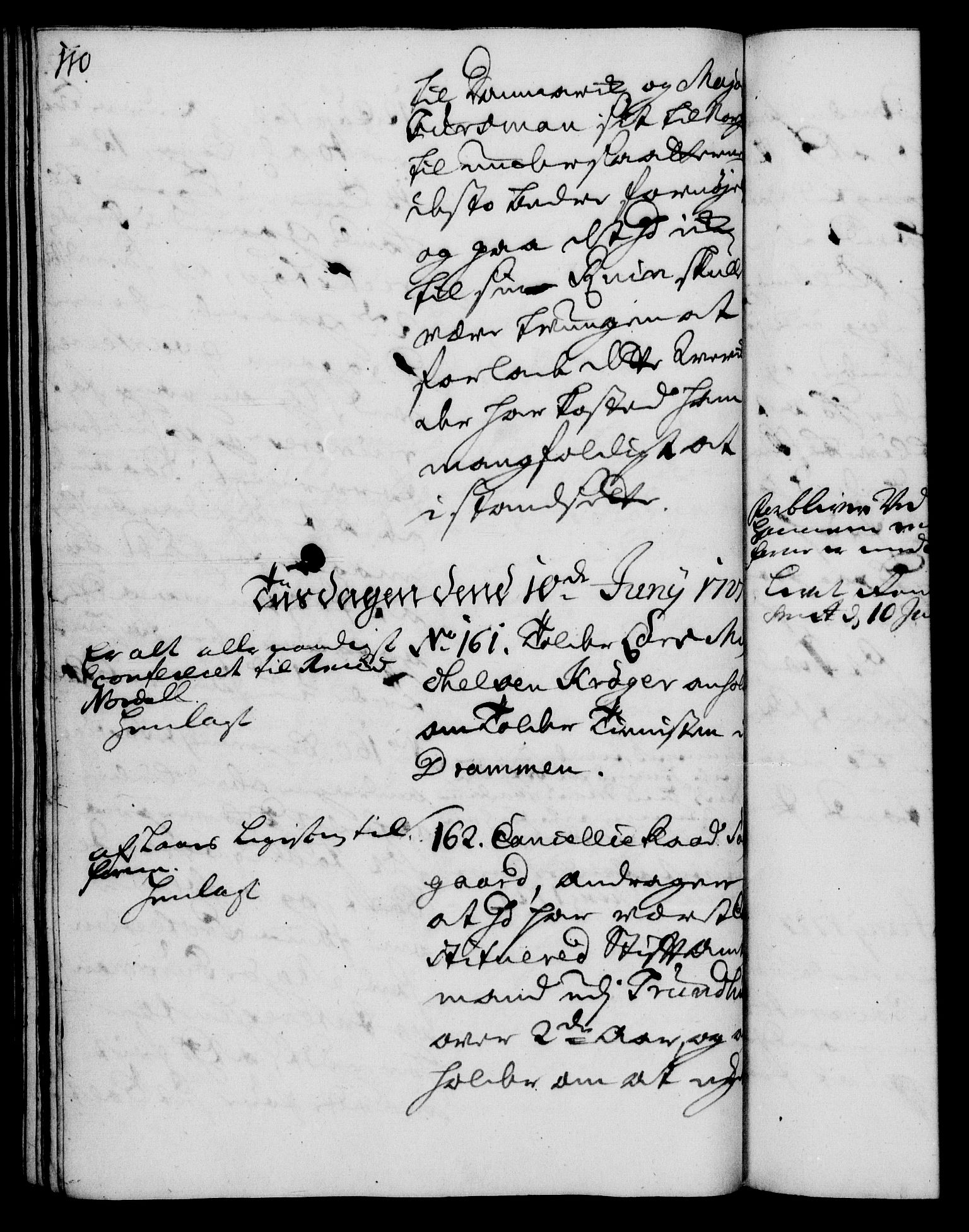 Rentekammeret, Kammerkanselliet, RA/EA-3111/G/Gh/Gha/L0009: Norsk ekstraktmemorialprotokoll (merket RK 53.54), 1726-1728, p. 110