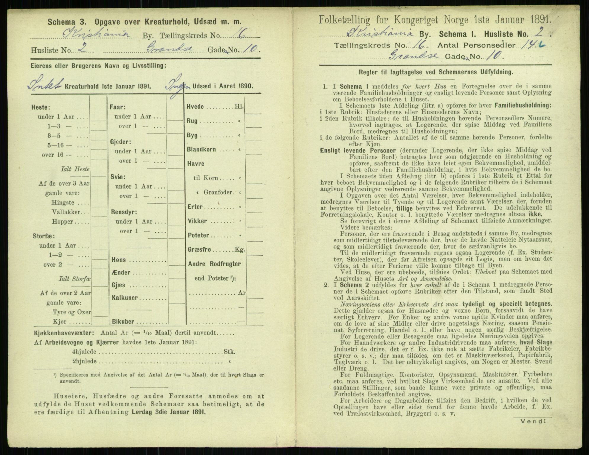 RA, 1891 census for 0301 Kristiania, 1891, p. 7005