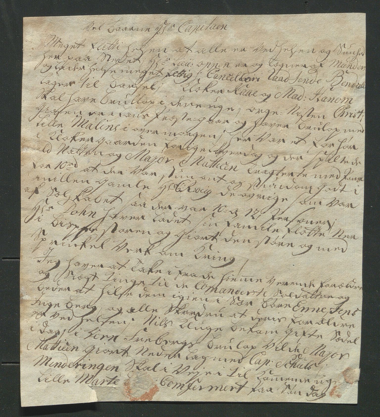 Åker i Vang, Hedmark, og familien Todderud, AV/SAH-ARK-010/E/Ea/L0001: Korrespondanse ordnet kronologisk, 1721-1772, p. 101