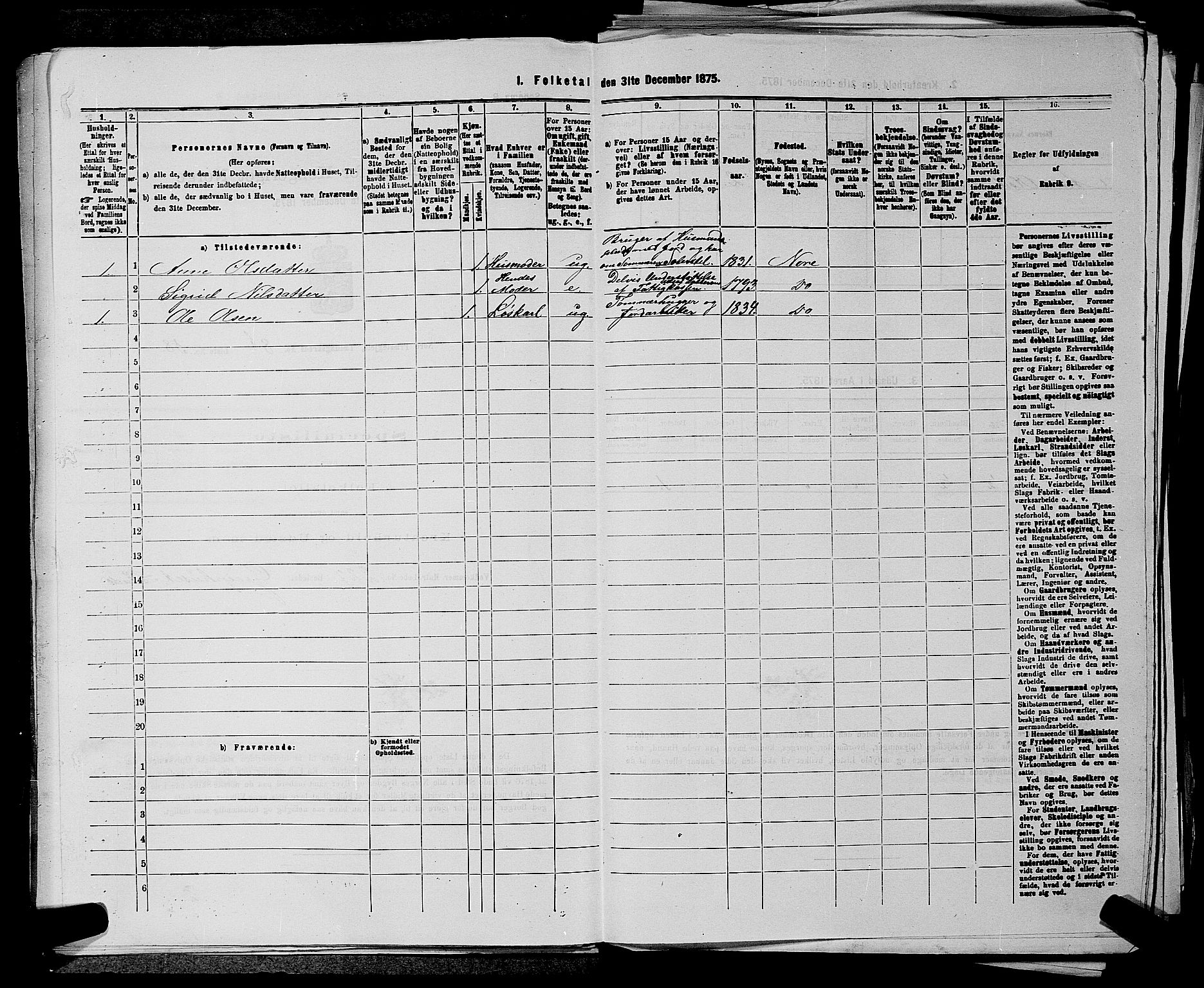 SAKO, 1875 census for 0633P Nore, 1875, p. 1022