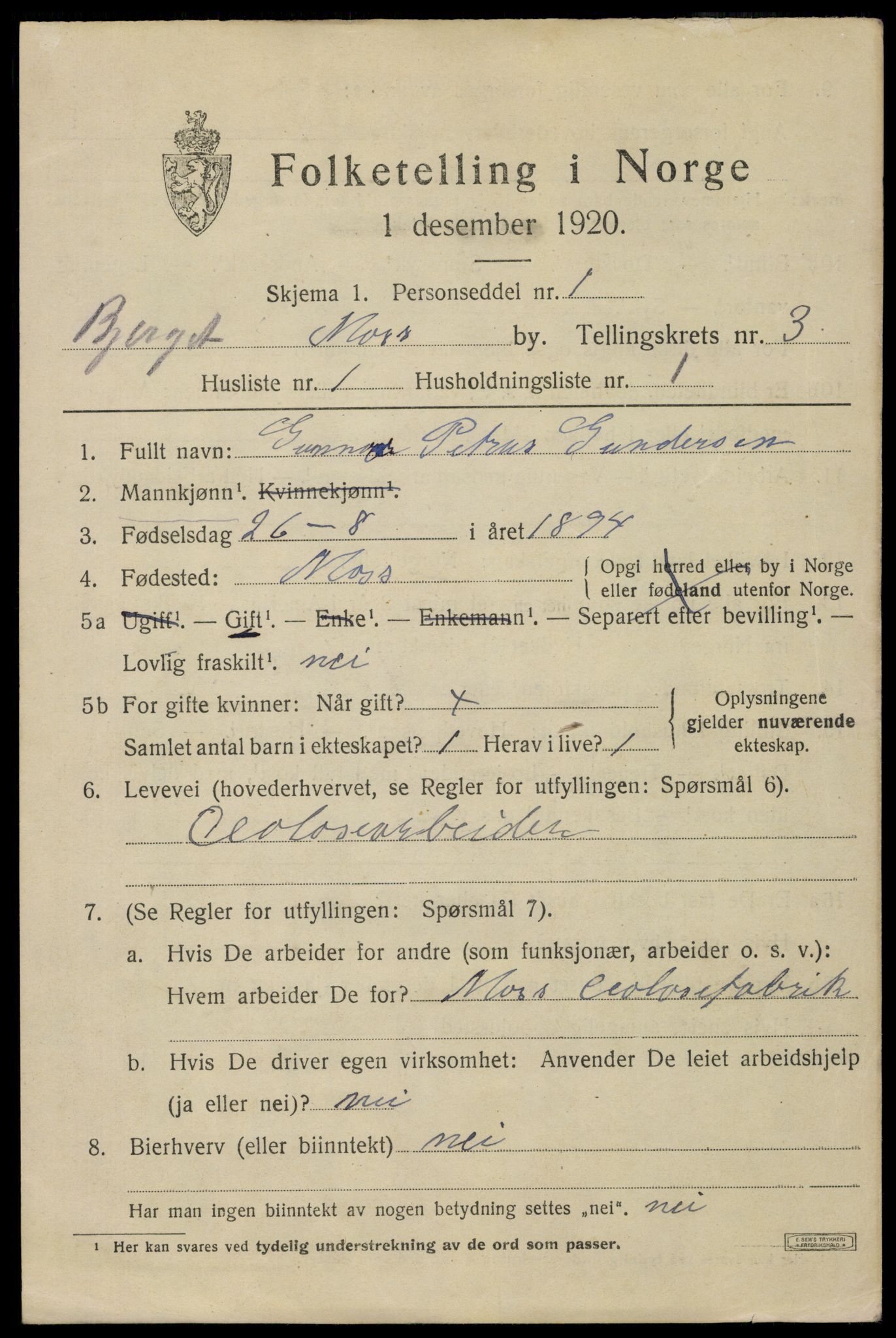 SAO, 1920 census for Moss, 1920, p. 11141