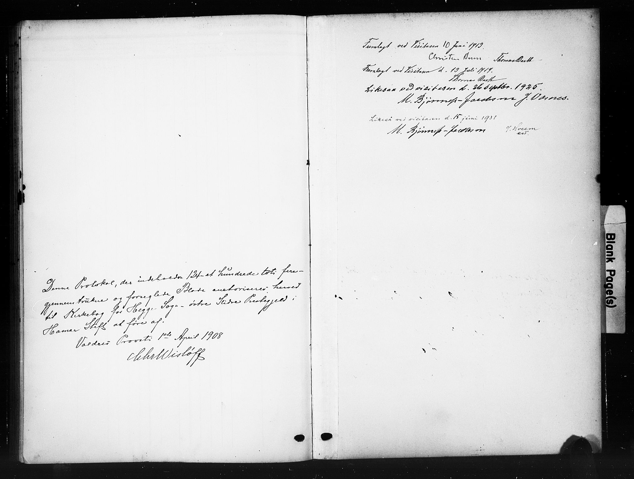 Øystre Slidre prestekontor, AV/SAH-PREST-138/H/Ha/Hab/L0007: Parish register (copy) no. 7, 1908-1927