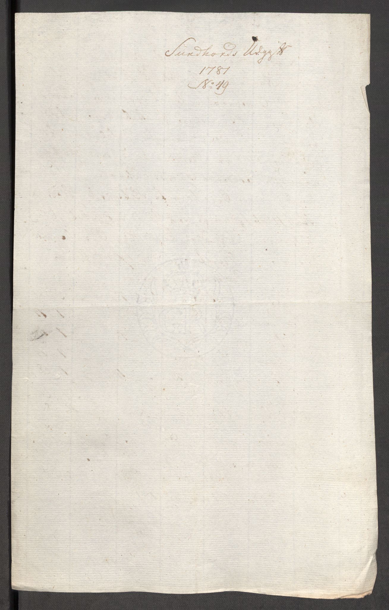 Rentekammeret inntil 1814, Reviderte regnskaper, Fogderegnskap, AV/RA-EA-4092/R48/L3097: Fogderegnskap Sunnhordland og Hardanger, 1781, p. 320