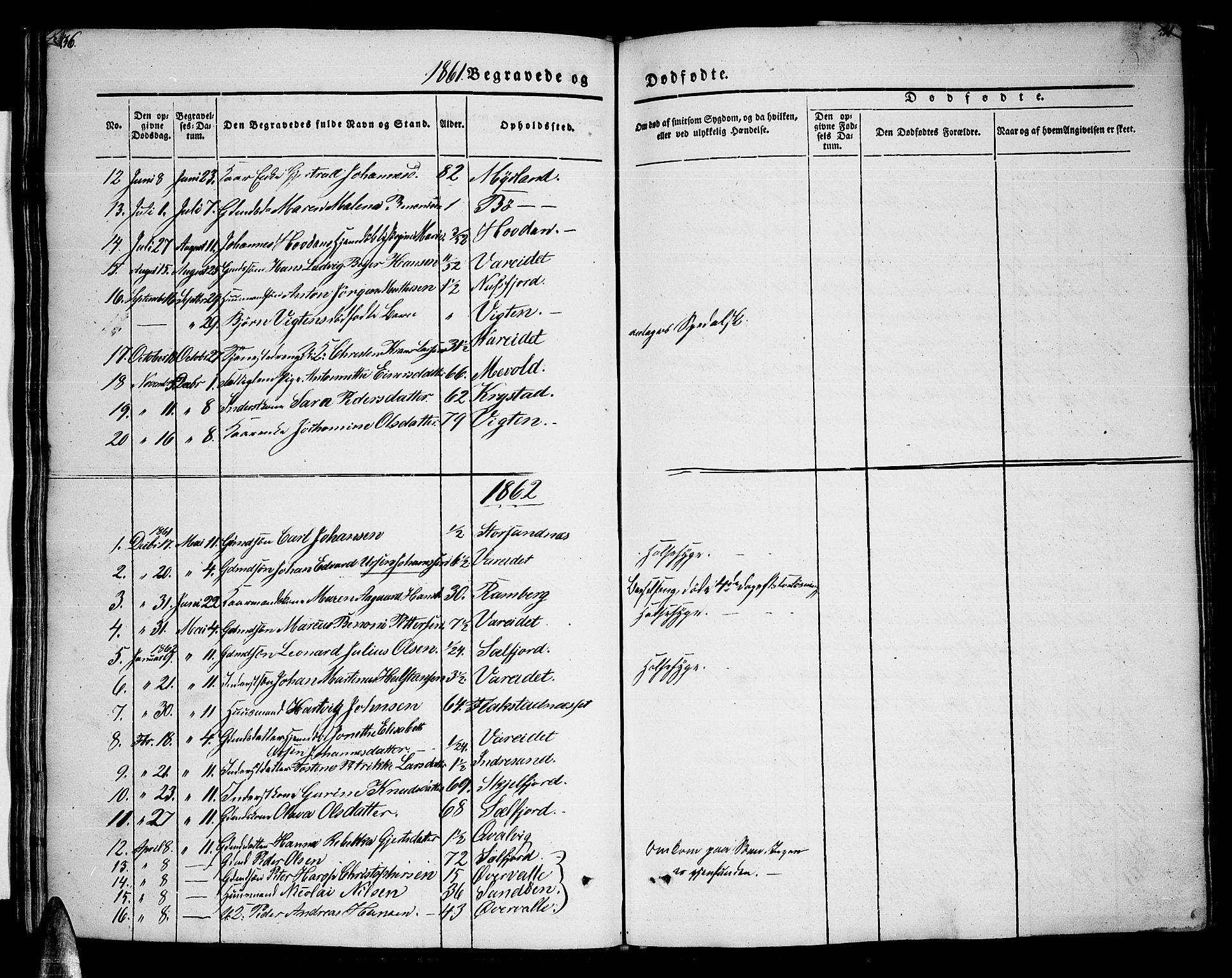 Ministerialprotokoller, klokkerbøker og fødselsregistre - Nordland, AV/SAT-A-1459/885/L1212: Parish register (copy) no. 885C01, 1847-1873, p. 36-37