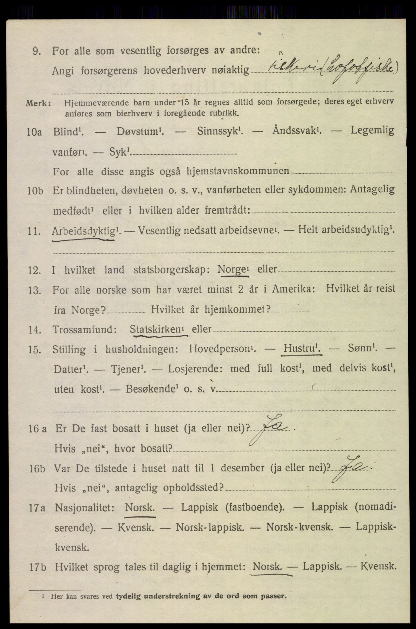 SAT, 1920 census for Borge, 1920, p. 8030