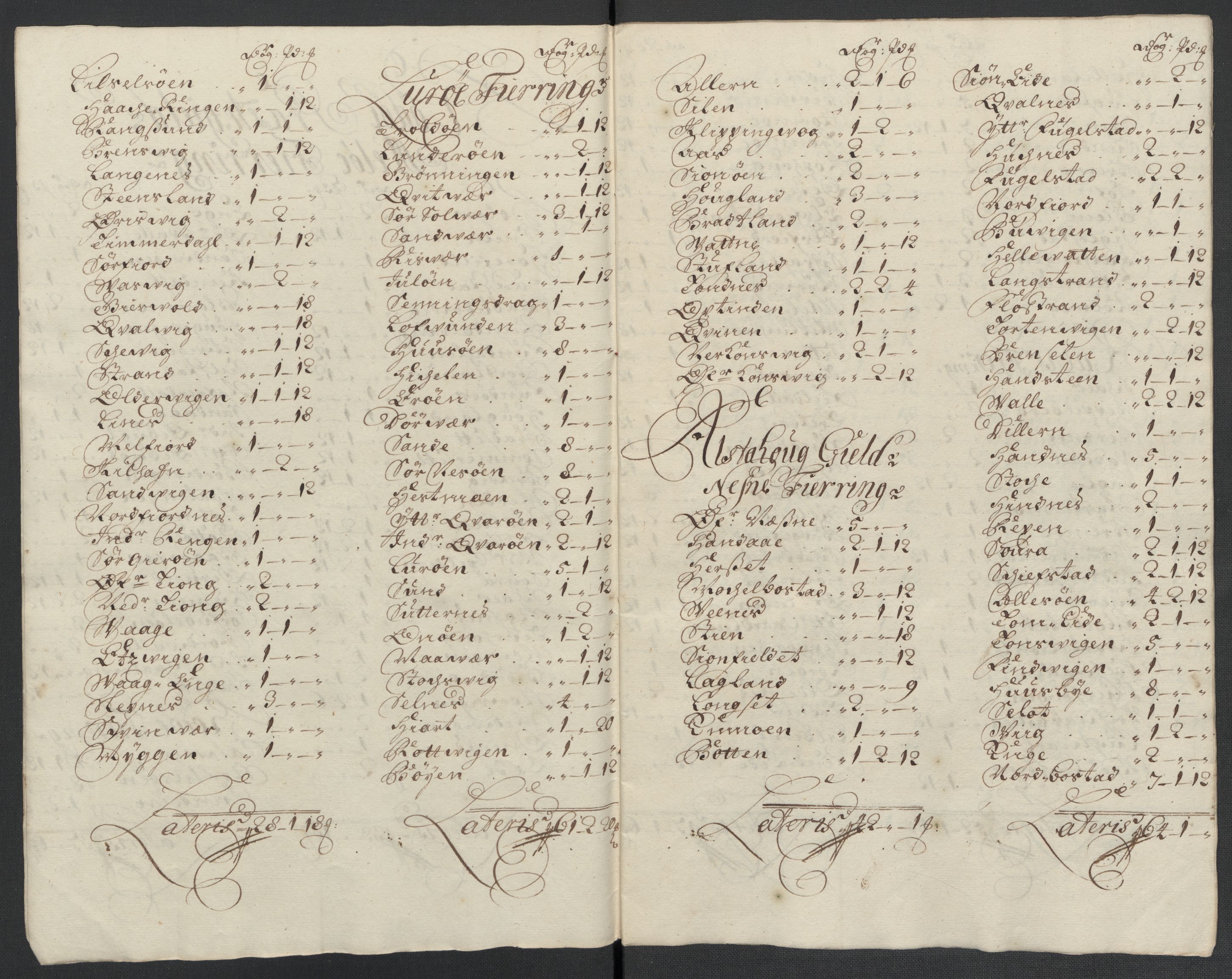 Rentekammeret inntil 1814, Reviderte regnskaper, Fogderegnskap, AV/RA-EA-4092/R65/L4508: Fogderegnskap Helgeland, 1702-1705, p. 445