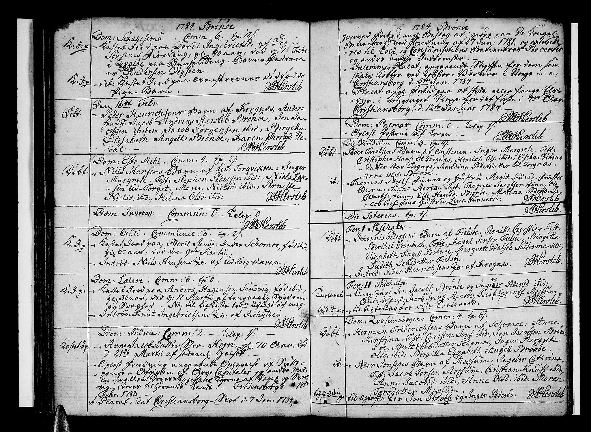 Ministerialprotokoller, klokkerbøker og fødselsregistre - Nordland, SAT/A-1459/813/L0195: Parish register (official) no. 813A05, 1752-1803, p. 105