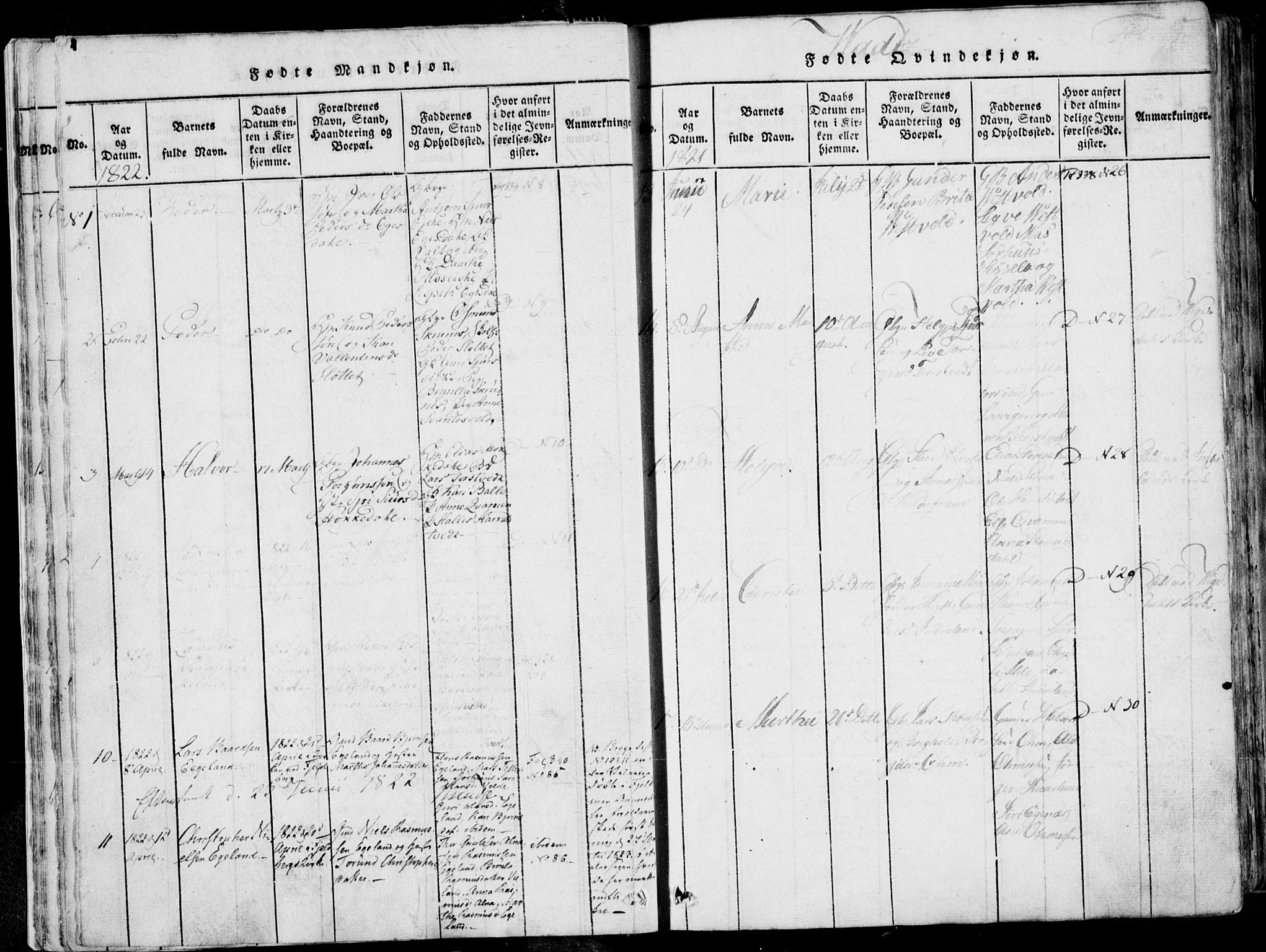 Skjold sokneprestkontor, SAST/A-101847/H/Ha/Haa/L0004: Parish register (official) no. A 4 /2, 1815-1830, p. 15