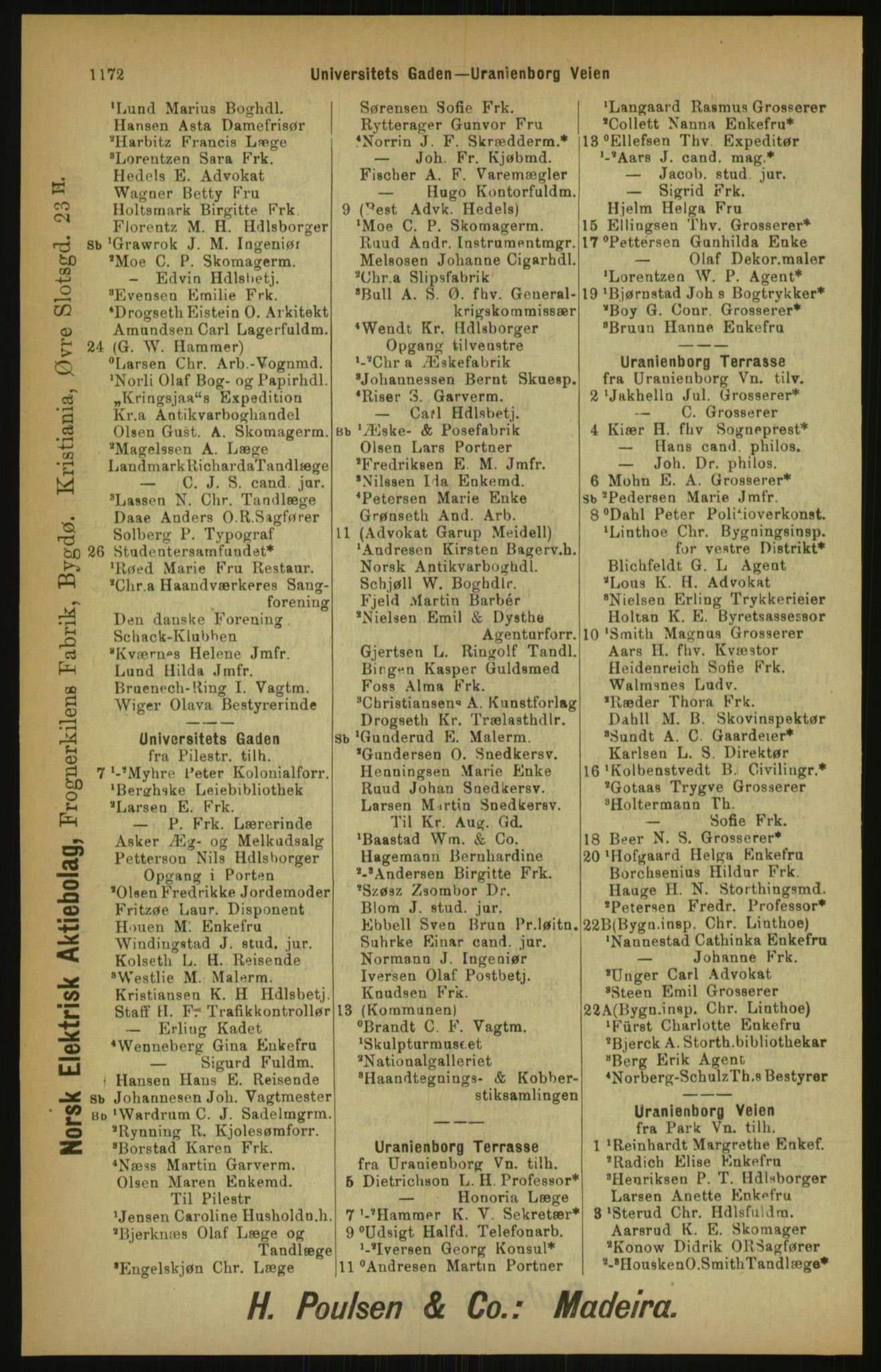 Kristiania/Oslo adressebok, PUBL/-, 1900, p. 1172