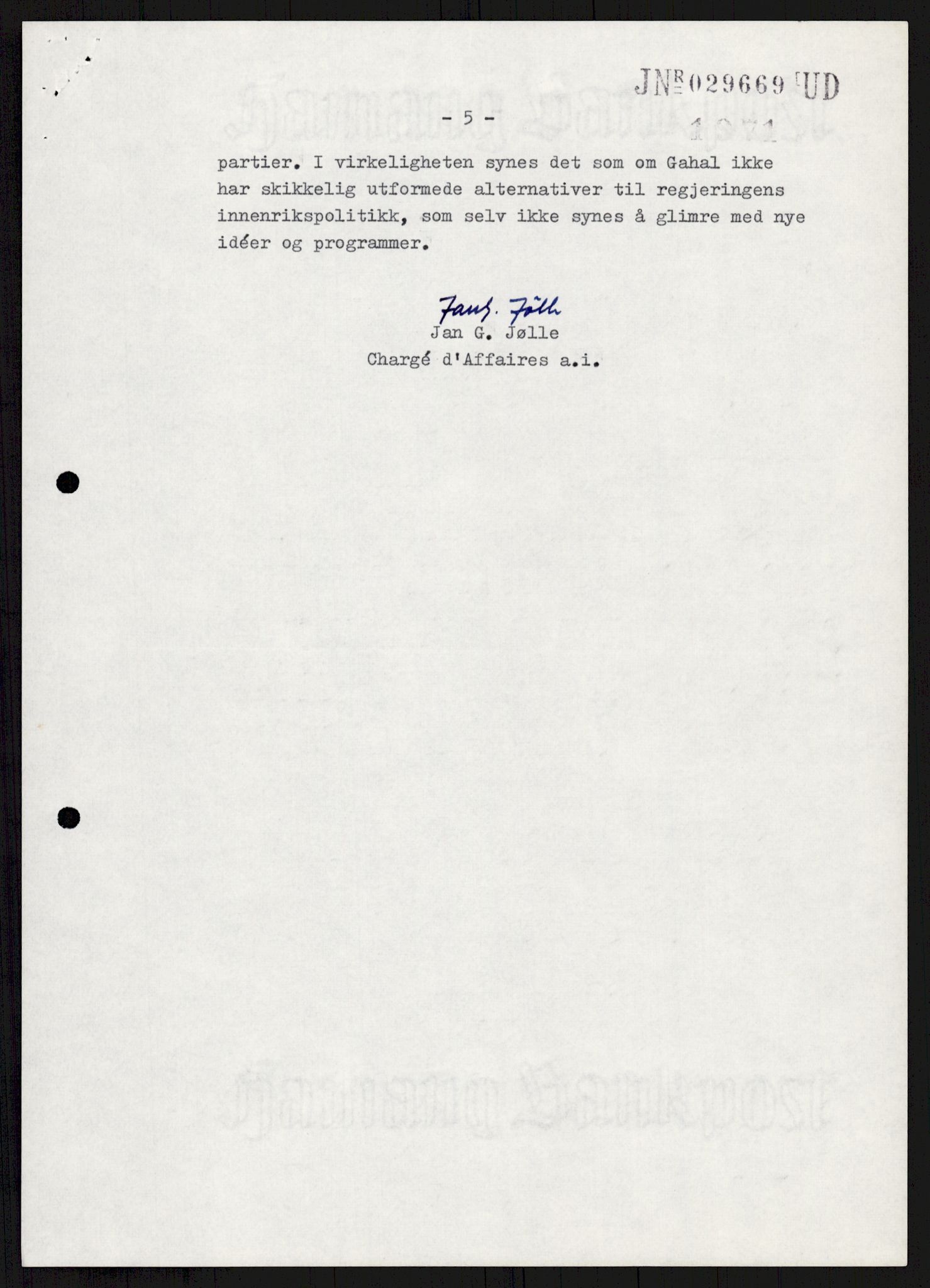 Utenriksdepartementet, hovedarkiv, AV/RA-S-6794/D/Db/Dba/L0776/0003: Verdenspolitikk. Fremmede staters politikk (G.L.) / Israel: Politikk (2 mapper), 1970-1972, p. 32
