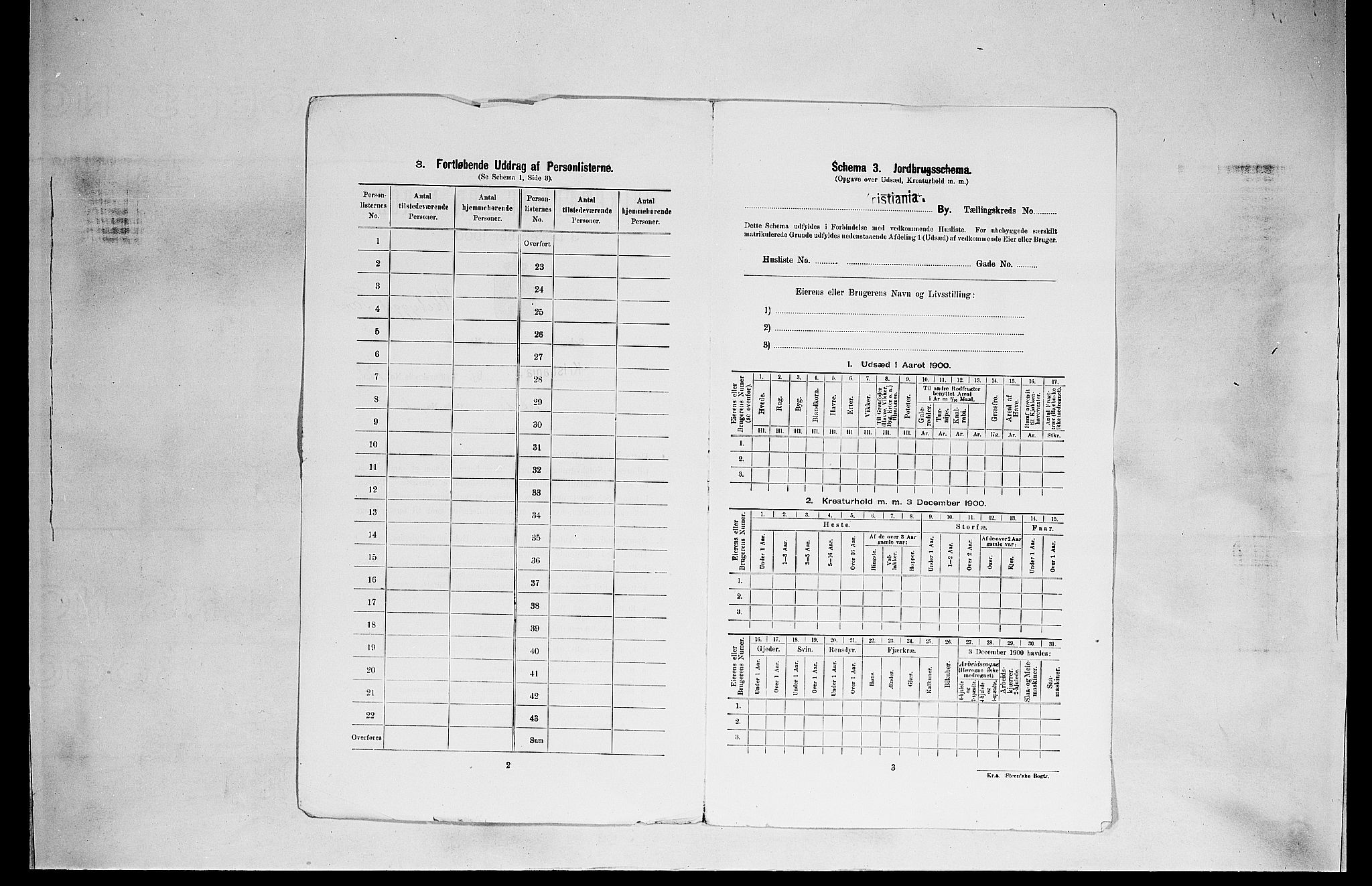 SAO, 1900 census for Kristiania, 1900, p. 26721