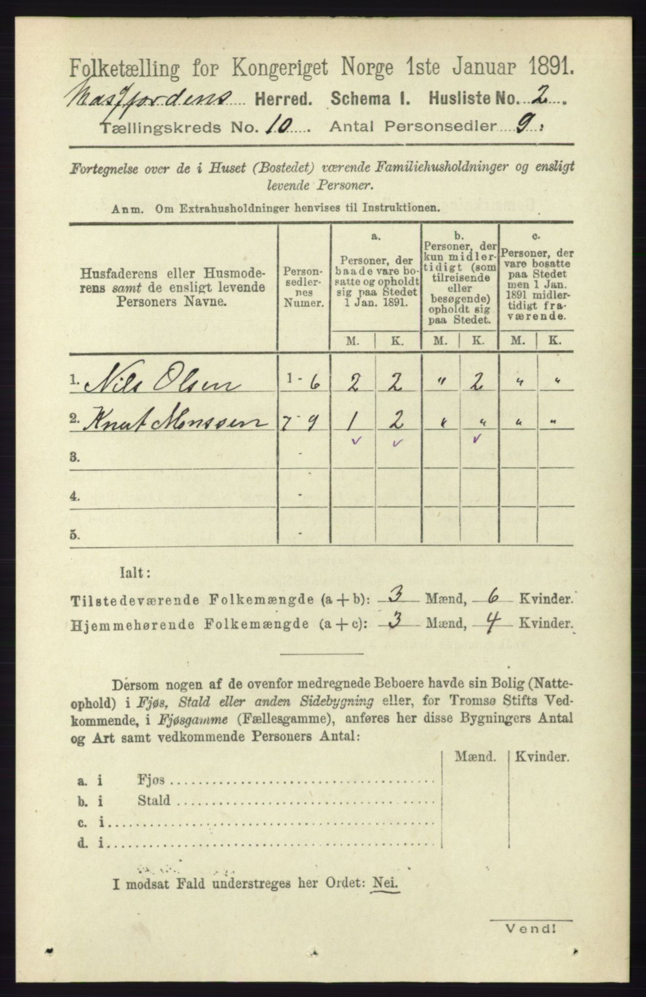 RA, 1891 census for 1266 Masfjorden, 1891, p. 1972