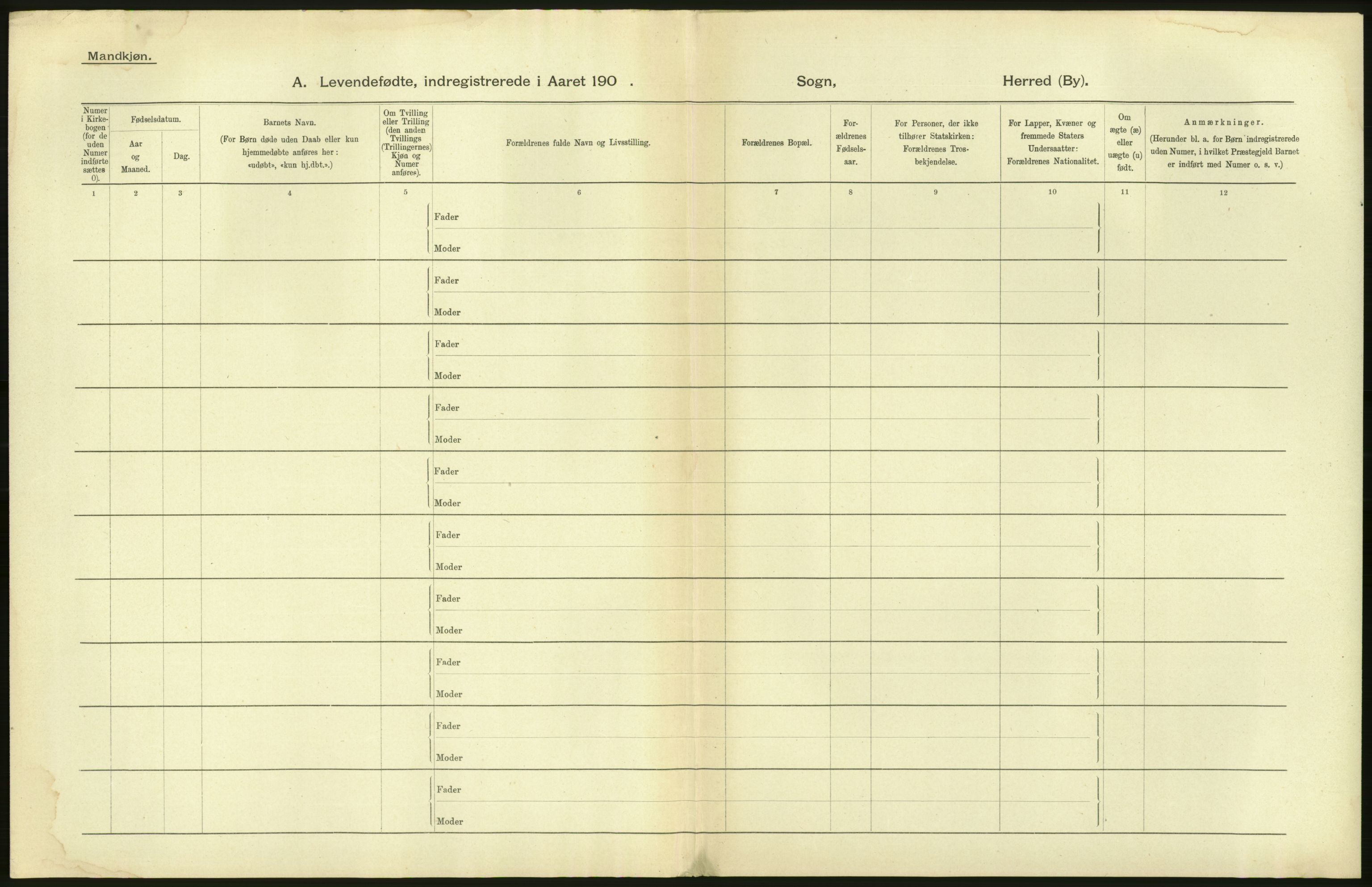 Statistisk sentralbyrå, Sosiodemografiske emner, Befolkning, AV/RA-S-2228/D/Df/Dfa/Dfab/L0012: Stavanger amt: Fødte, gifte, døde, 1904, p. 36