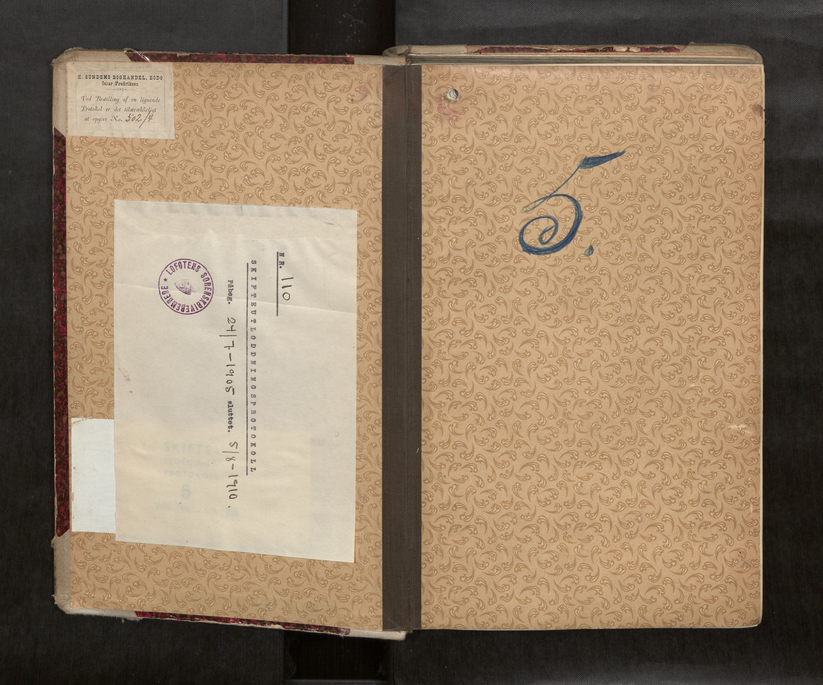 Lofoten sorenskriveri, SAT/A-0017/1/3/3A/L0008: Skifteprotokoll, 1905-1910
