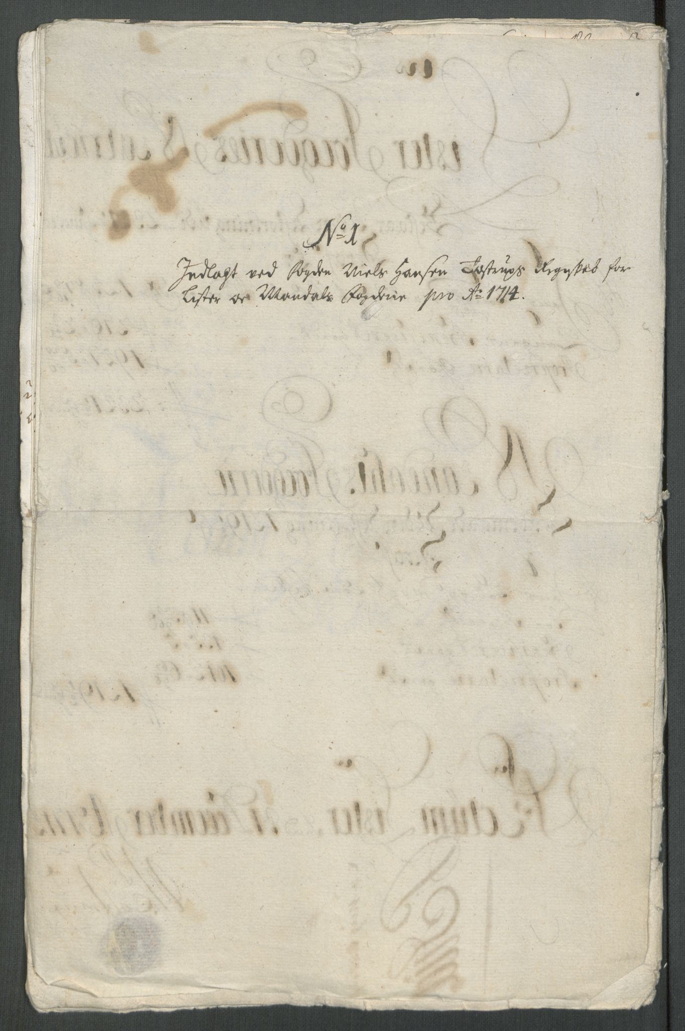 Rentekammeret inntil 1814, Reviderte regnskaper, Fogderegnskap, AV/RA-EA-4092/R43/L2558: Fogderegnskap Lista og Mandal, 1714, p. 18