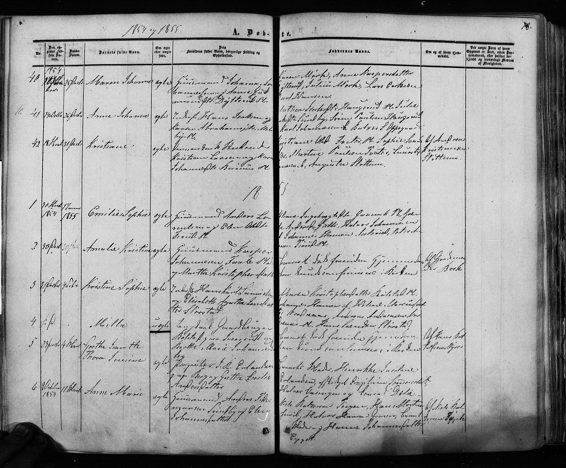 Ås prestekontor Kirkebøker, AV/SAO-A-10894/F/Fa/L0007: Parish register (official) no. I 7, 1854-1870, p. 78