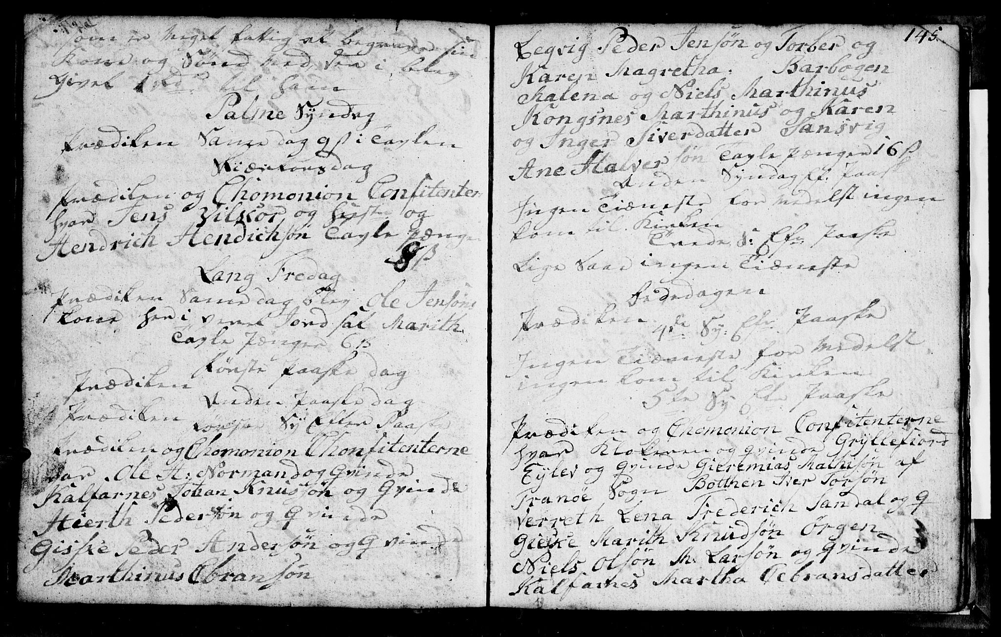 Berg sokneprestkontor, AV/SATØ-S-1318/G/Ga/Gab/L0010klokker: Parish register (copy) no. 10, 1783-1811, p. 145