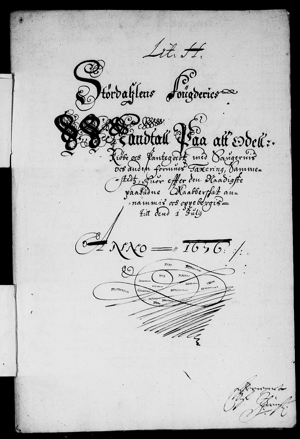 Rentekammeret inntil 1814, Reviderte regnskaper, Stiftamtstueregnskaper, Trondheim stiftamt og Nordland amt, RA/EA-6044/R/Rd/L0045: Trondheim stiftamt, 1674-1676