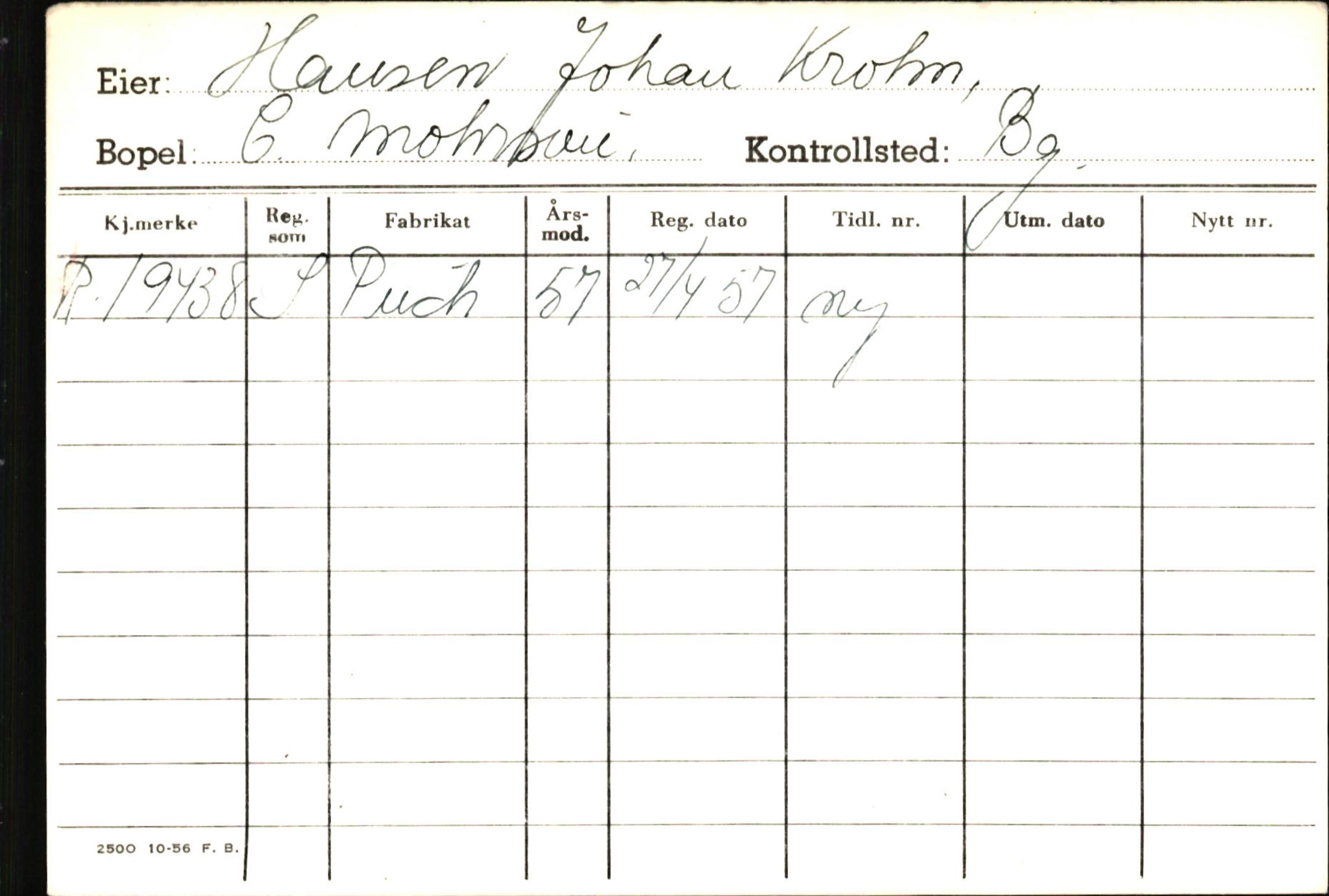 Statens vegvesen, Hordaland vegkontor, AV/SAB-A-5201/2/Ha/L0019: R-eierkort H, 1920-1971, p. 29