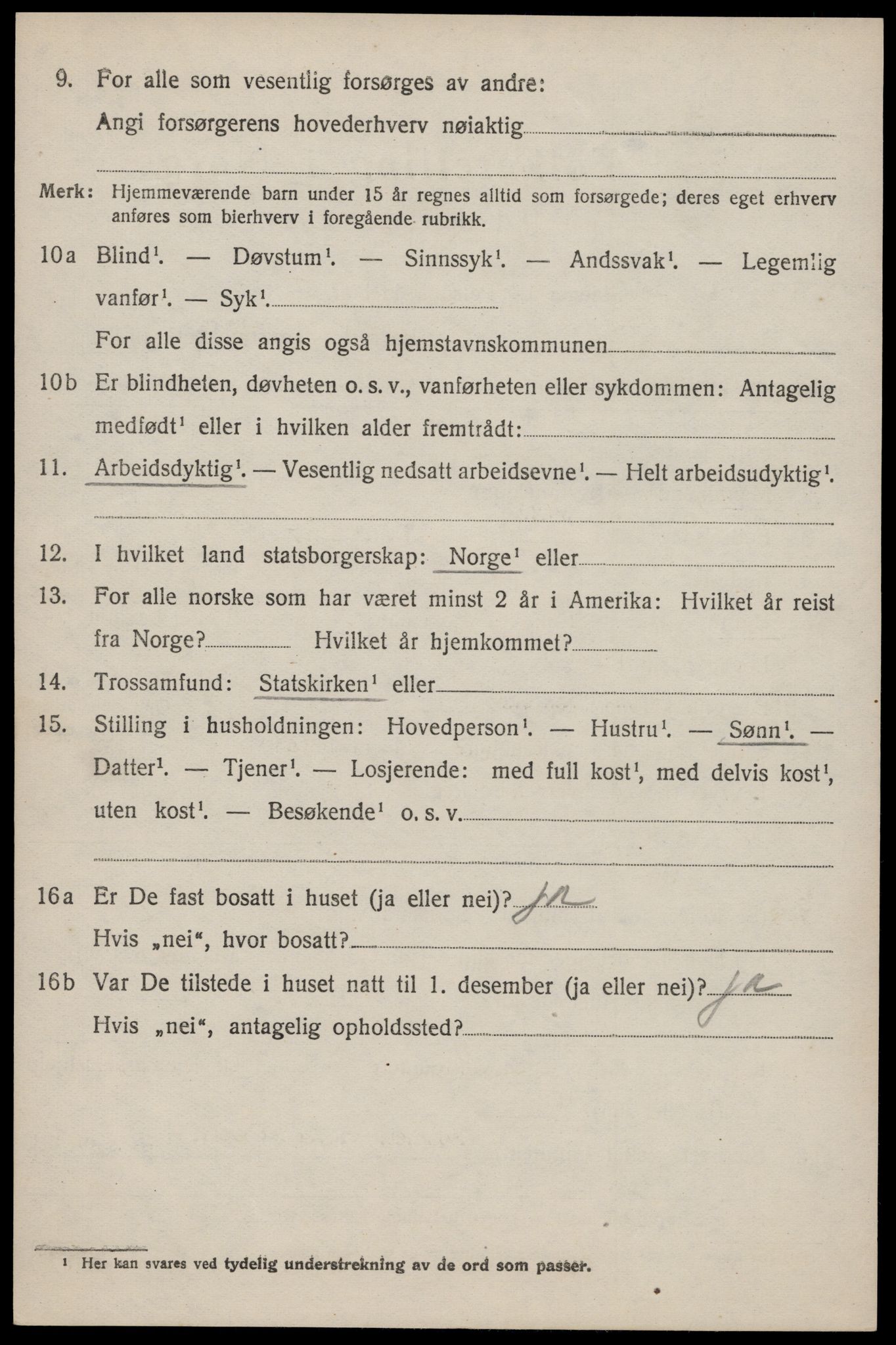 SAST, 1920 census for Håland, 1920, p. 8114