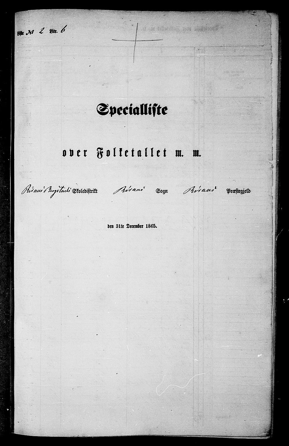 RA, 1865 census for Røros, 1865, p. 46