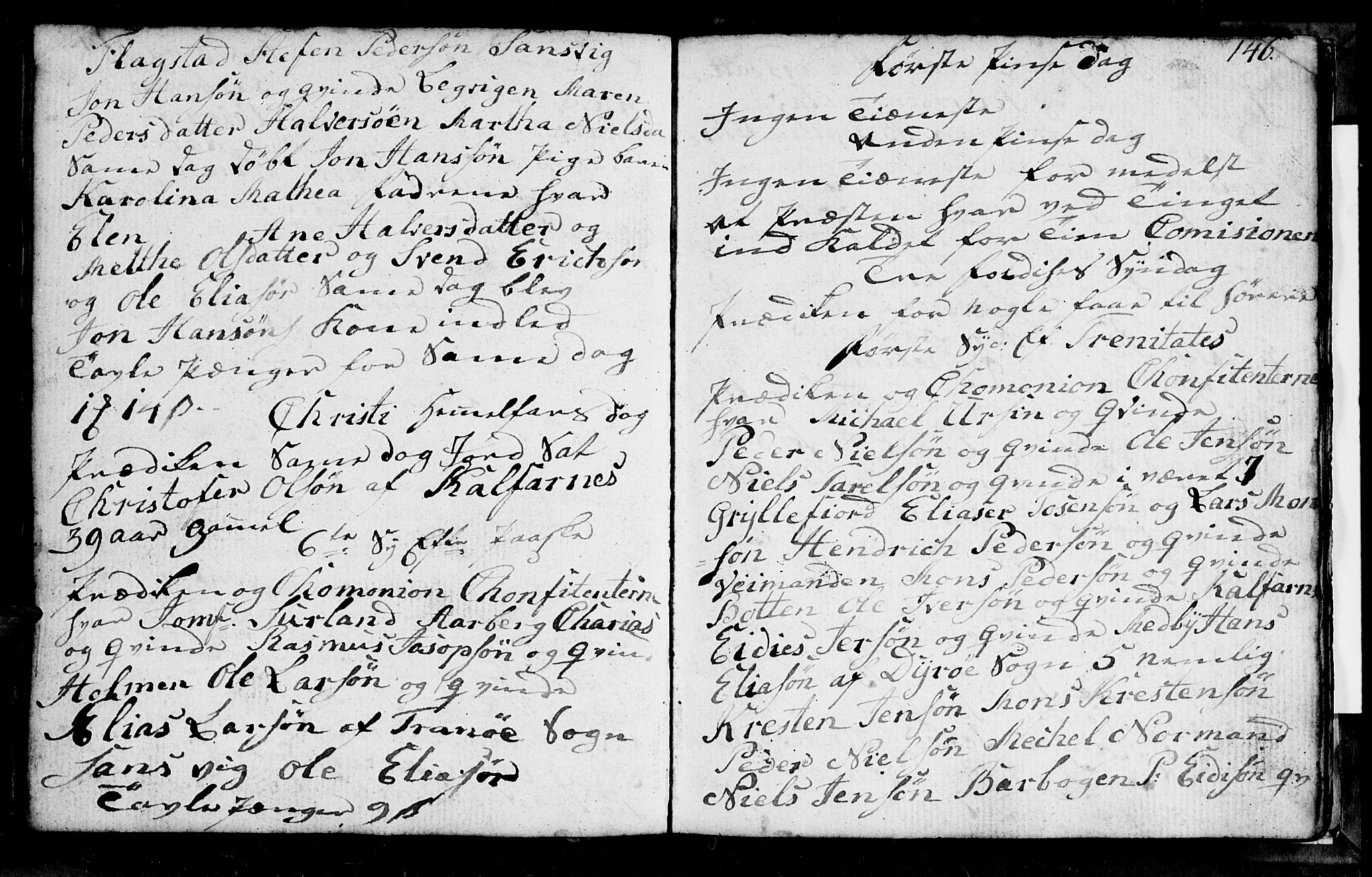 Berg sokneprestkontor, AV/SATØ-S-1318/G/Ga/Gab/L0010klokker: Parish register (copy) no. 10, 1783-1811, p. 146