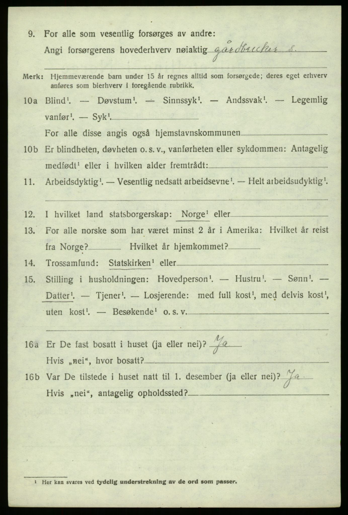 SAB, 1920 census for Fana, 1920, p. 24454