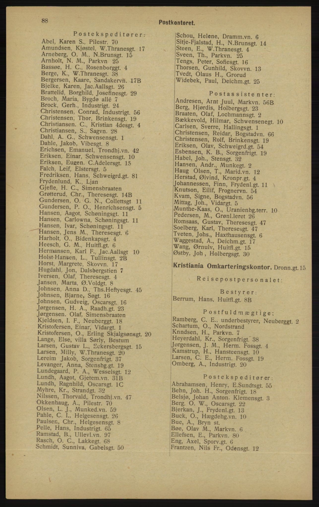 Kristiania/Oslo adressebok, PUBL/-, 1913, p. 90