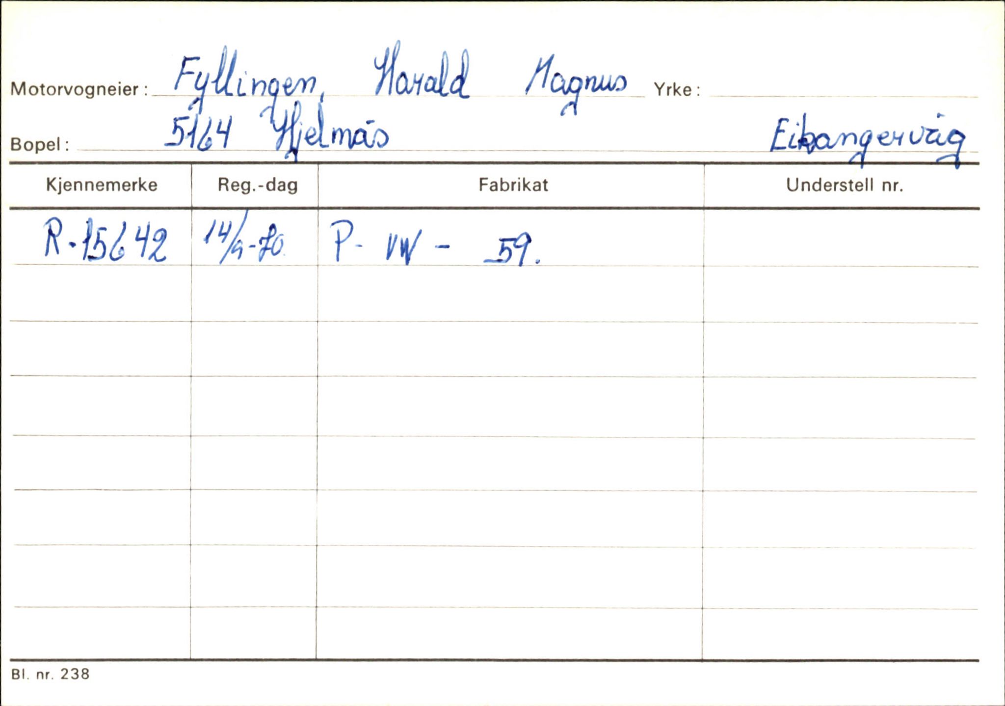 Statens vegvesen, Hordaland vegkontor, AV/SAB-A-5201/2/Ha/L0015: R-eierkort F-G, 1920-1971, p. 74