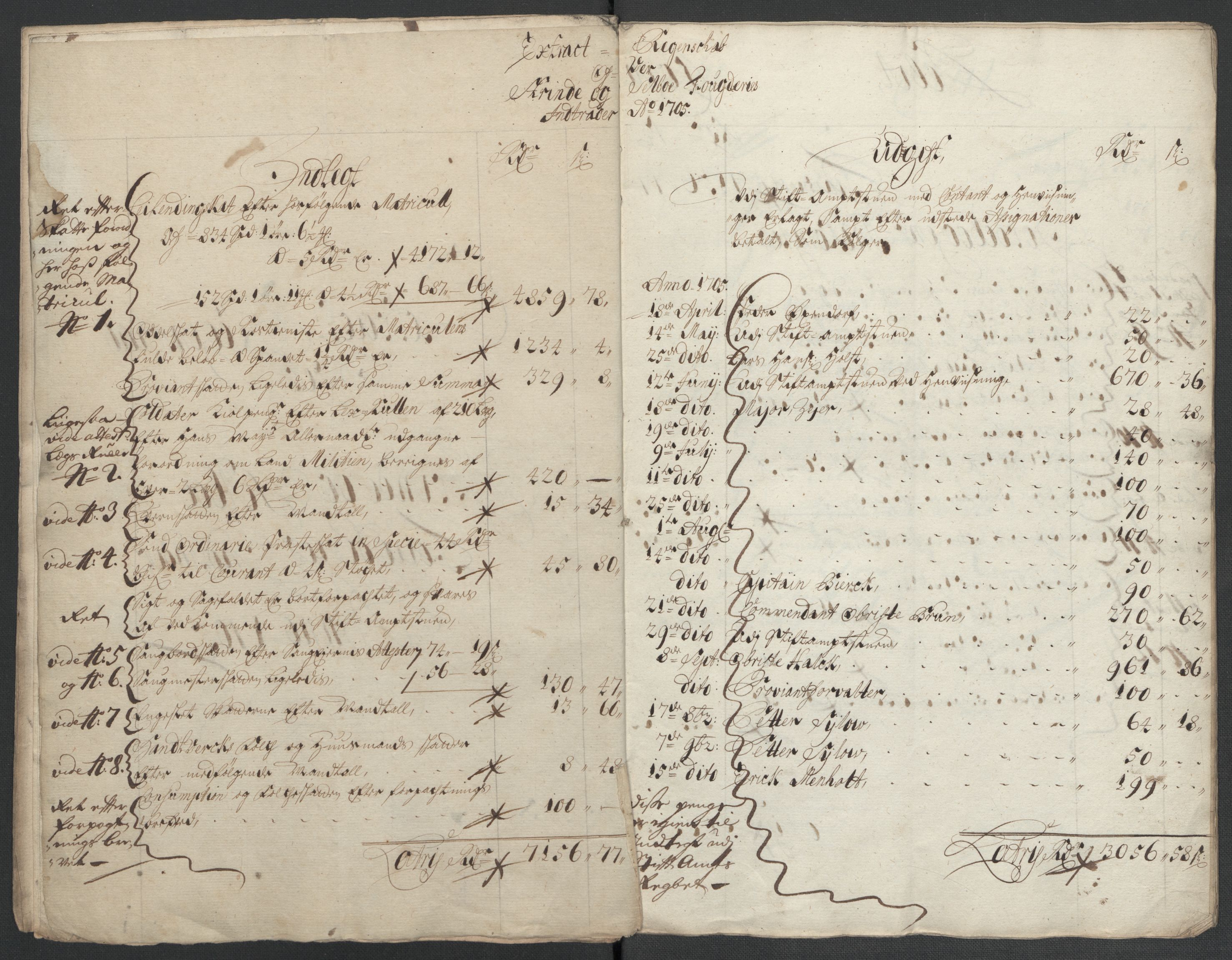 Rentekammeret inntil 1814, Reviderte regnskaper, Fogderegnskap, AV/RA-EA-4092/R61/L4109: Fogderegnskap Strinda og Selbu, 1704-1706, p. 280