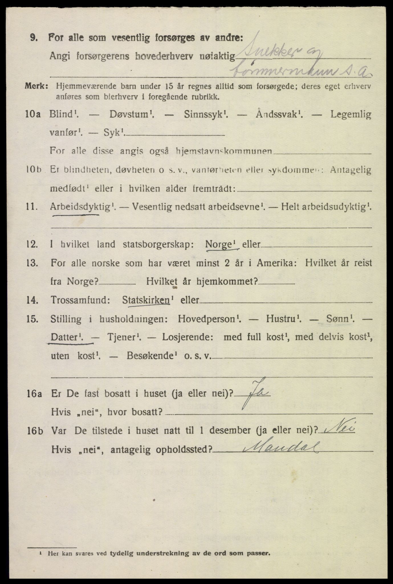 SAK, 1920 census for Halse og Harkmark, 1920, p. 2849