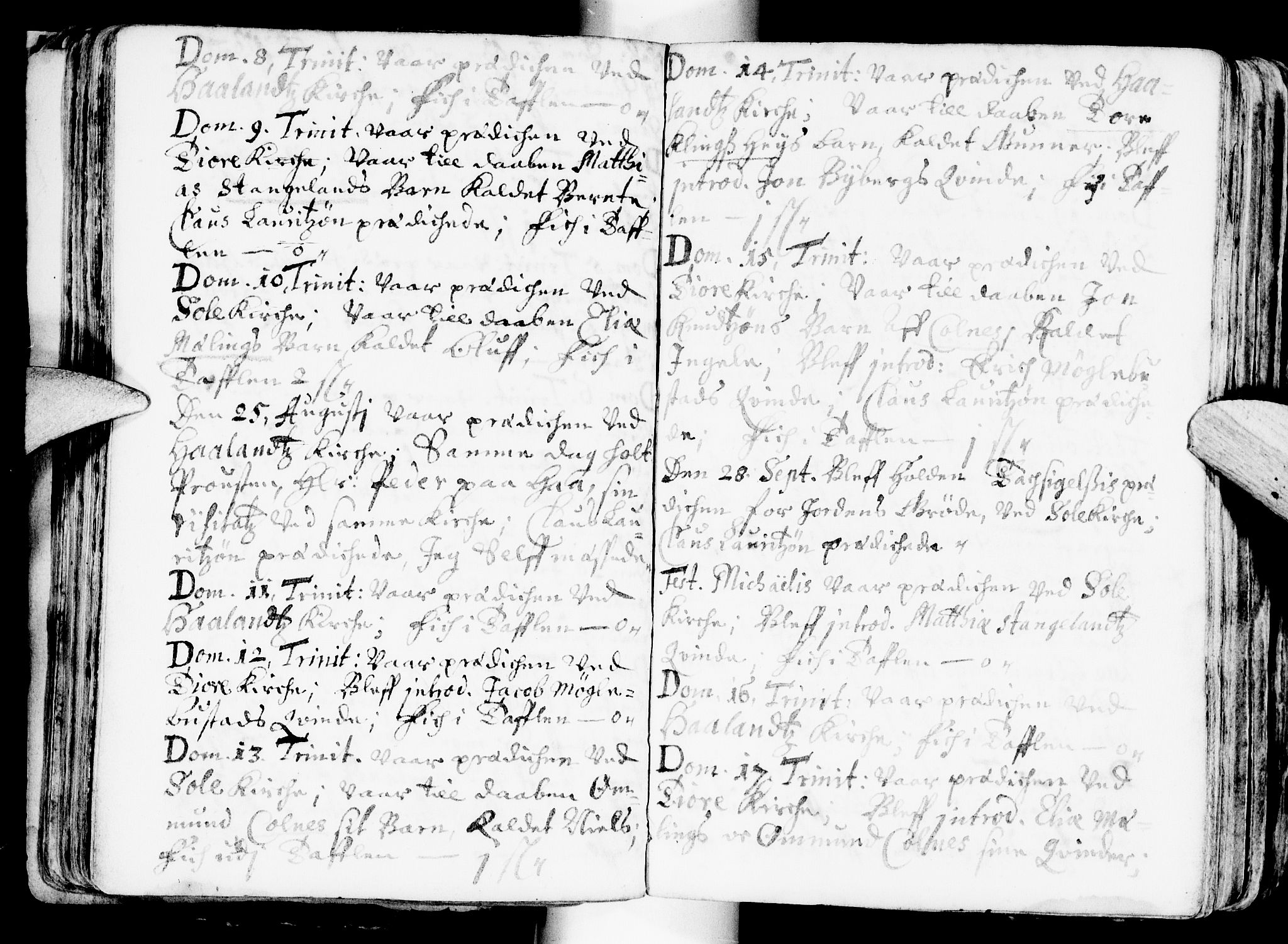 Håland sokneprestkontor, AV/SAST-A-101802/001/30BA/L0001: Parish register (official) no. A 1, 1671-1722