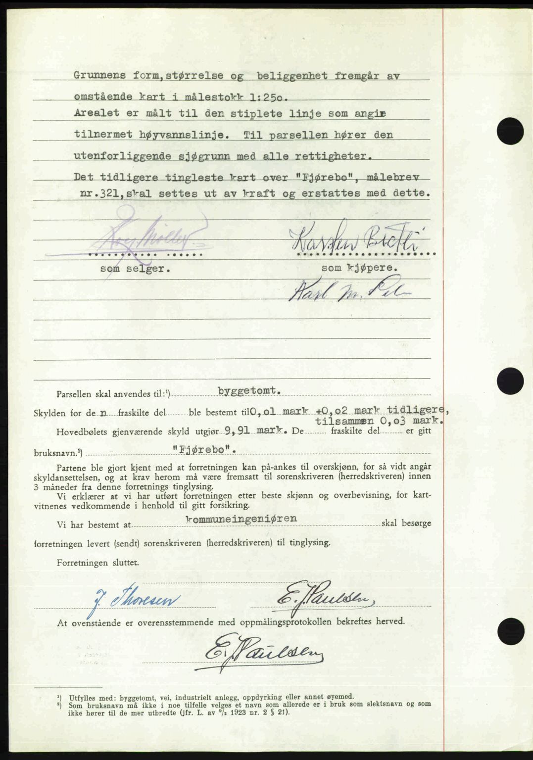 Romsdal sorenskriveri, AV/SAT-A-4149/1/2/2C: Mortgage book no. A30, 1949-1949, Diary no: : 1918/1949