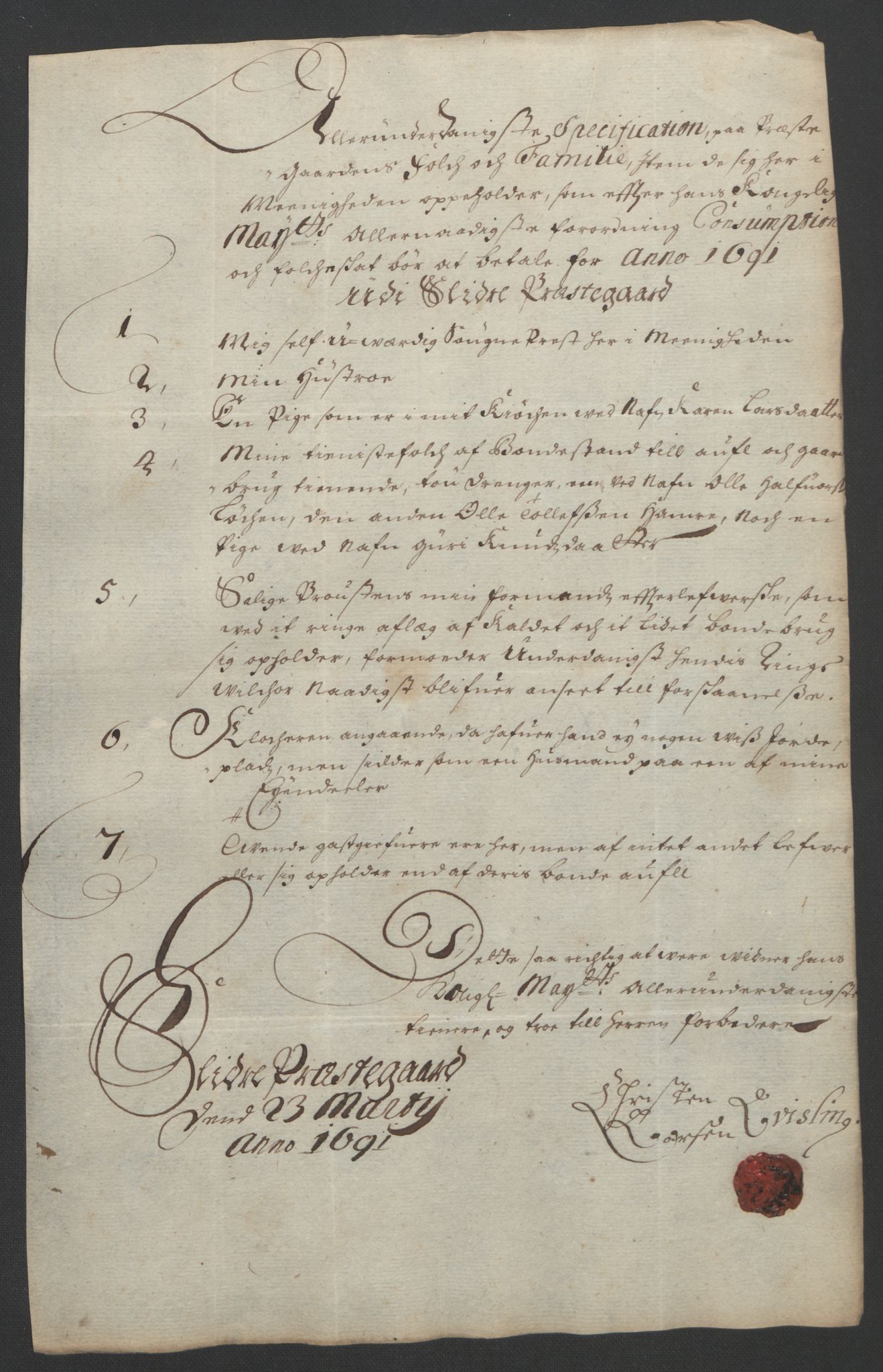 Rentekammeret inntil 1814, Reviderte regnskaper, Fogderegnskap, AV/RA-EA-4092/R18/L1290: Fogderegnskap Hadeland, Toten og Valdres, 1691, p. 193