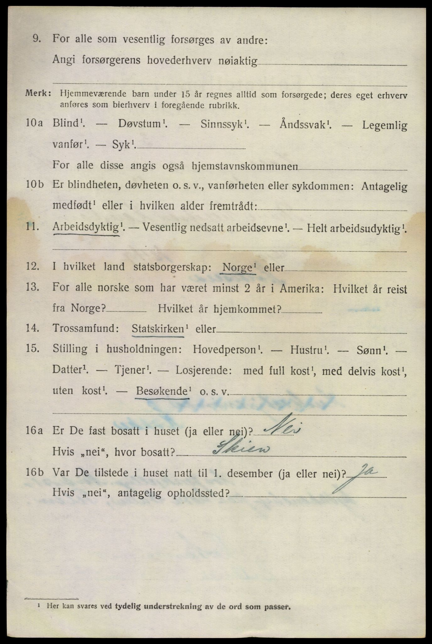 SAKO, 1920 census for Holla, 1920, p. 3730