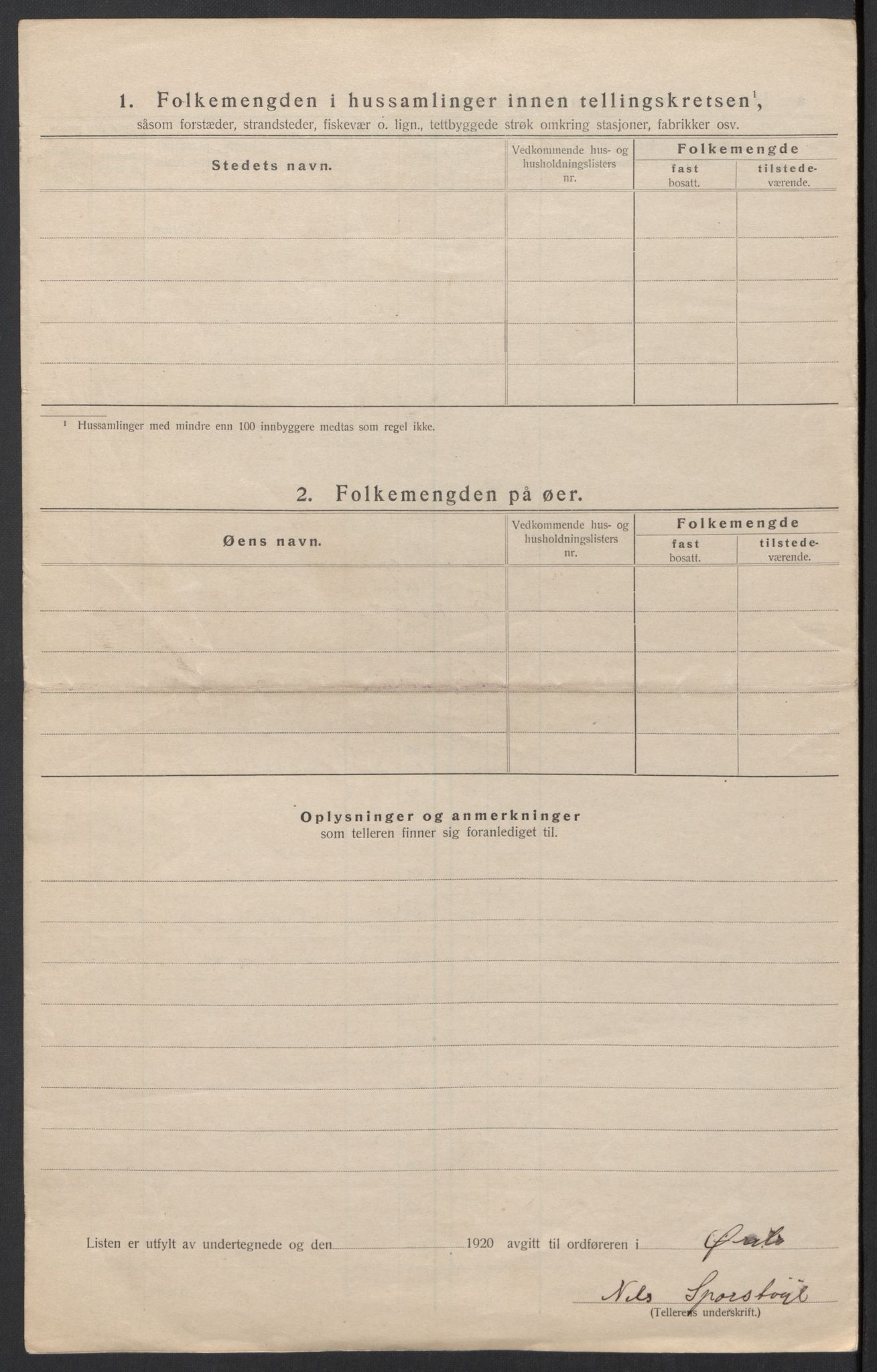 SAT, 1920 census for Ørsta, 1920, p. 32