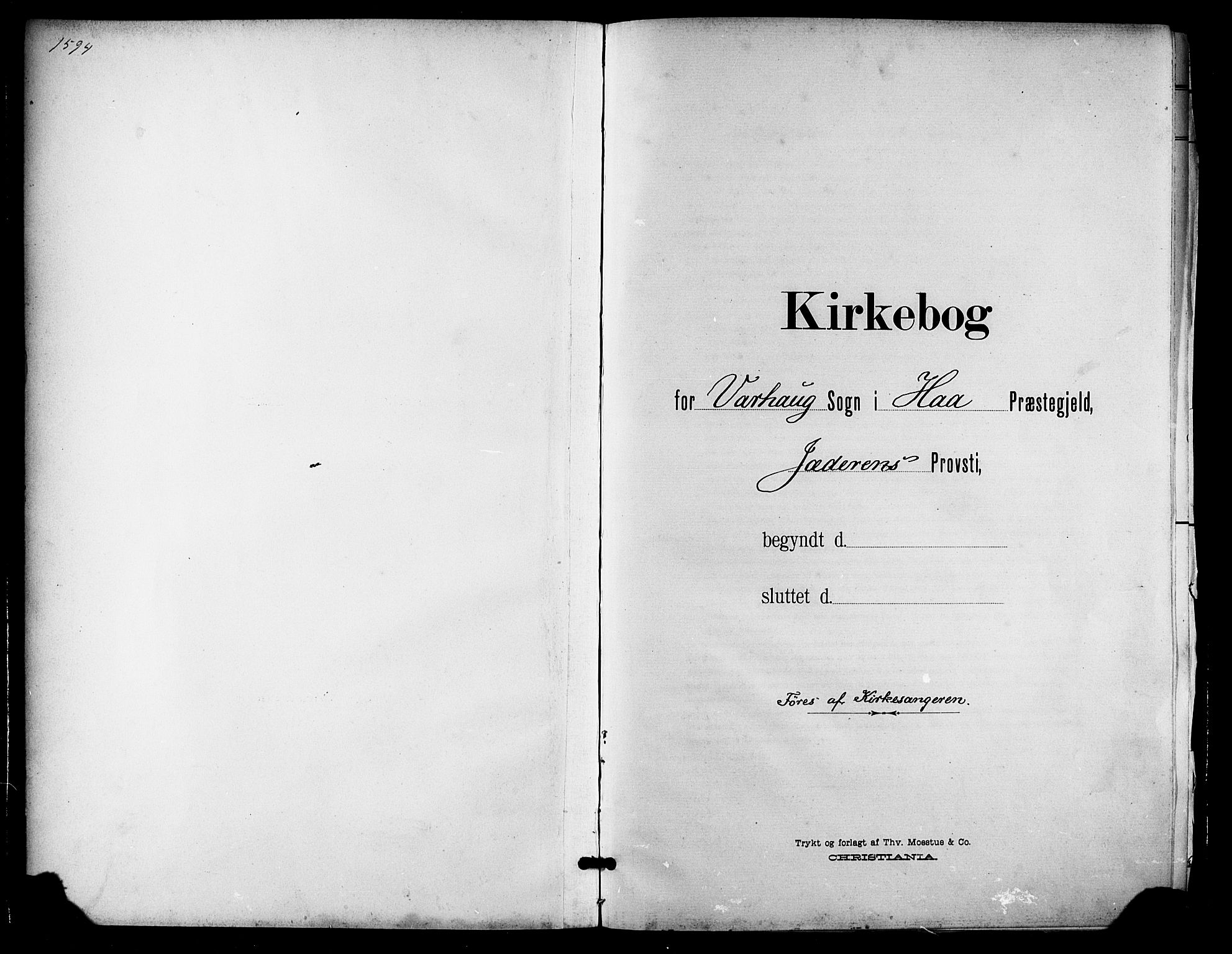 Hå sokneprestkontor, SAST/A-101801/001/30BB/L0006: Parish register (copy) no. B 6, 1900-1924