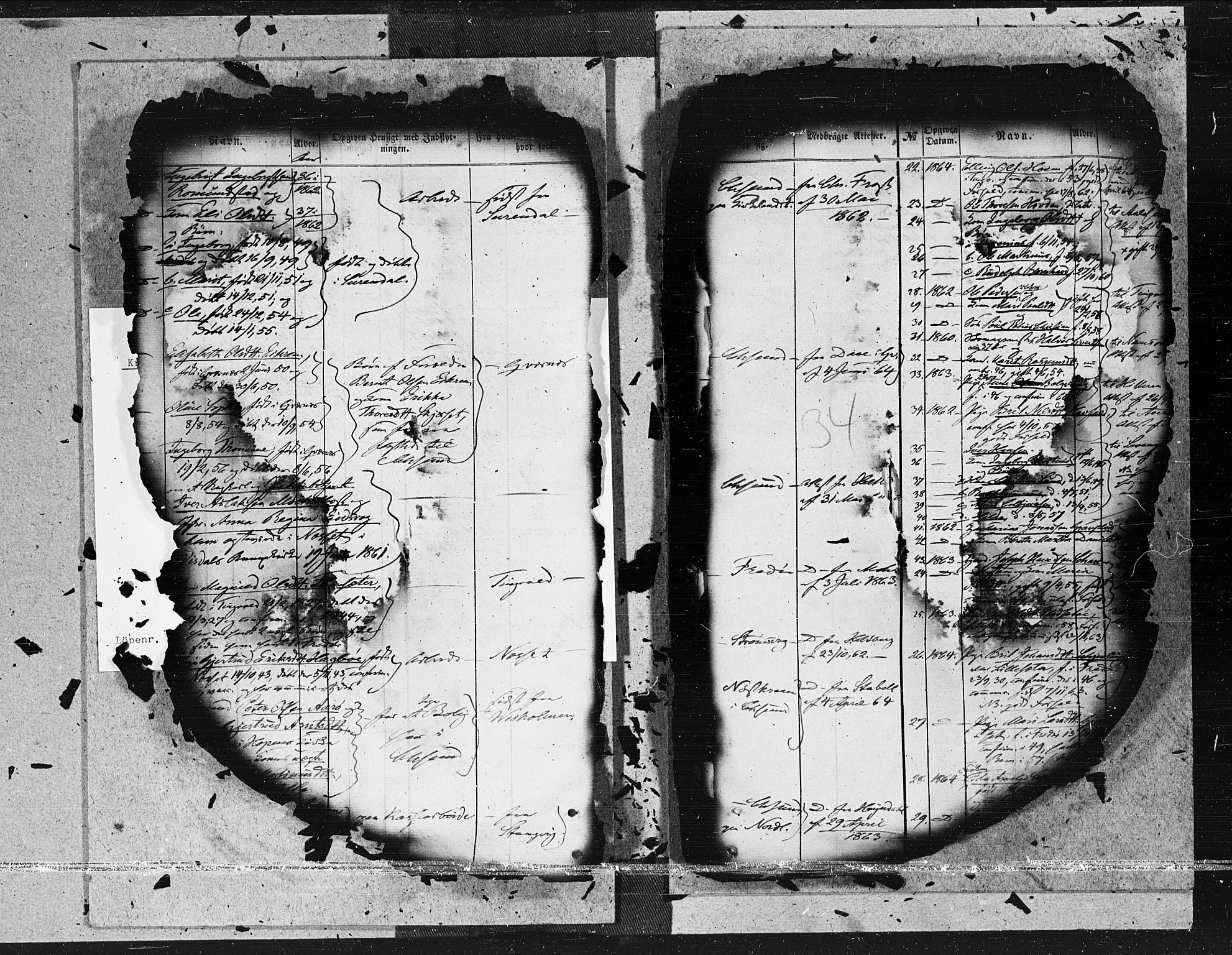 Kristiansund sokneprestkontor, AV/SAT-A-1068/1/I/I1: Parish register (official) no. 2b, 1855-1865, p. 34