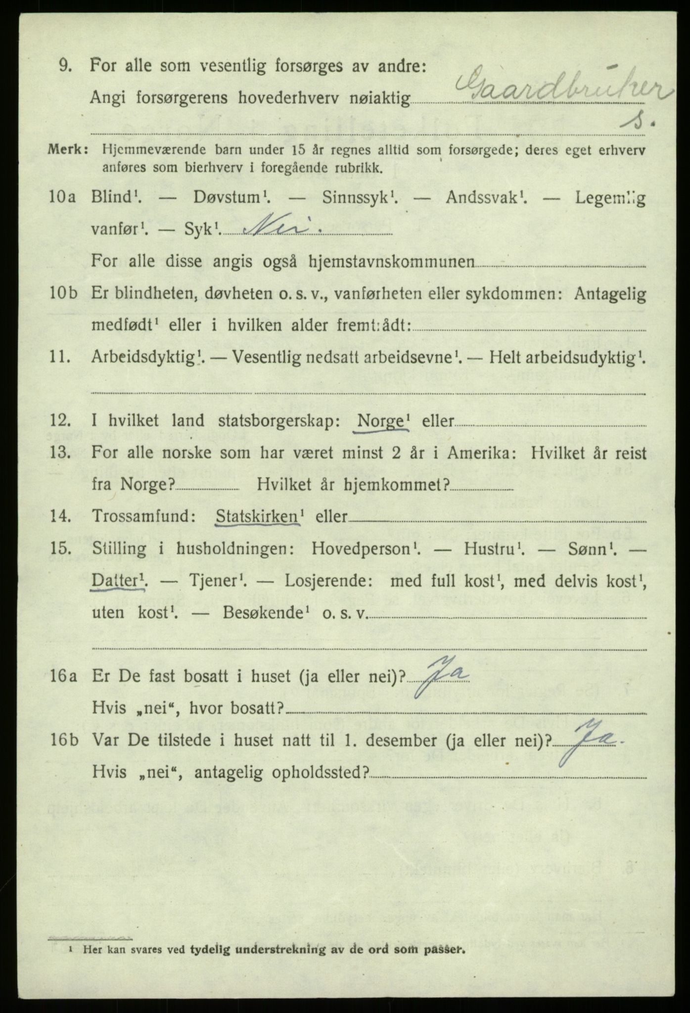 SAB, 1920 census for Fana, 1920, p. 21646