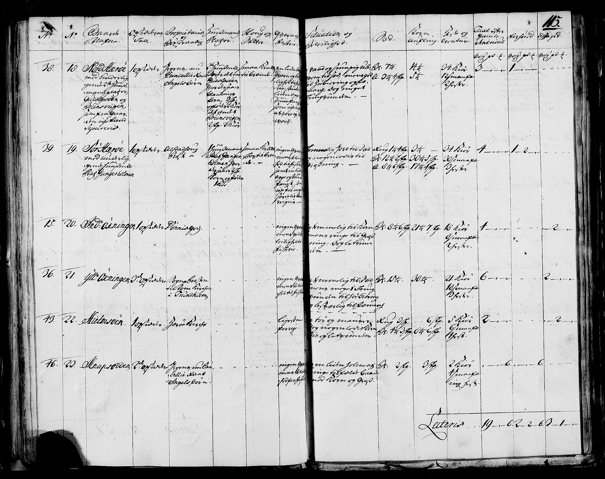 Rentekammeret inntil 1814, Realistisk ordnet avdeling, AV/RA-EA-4070/N/Nb/Nbf/L0170: Helgeland eksaminasjonsprotokoll, 1723, p. 111