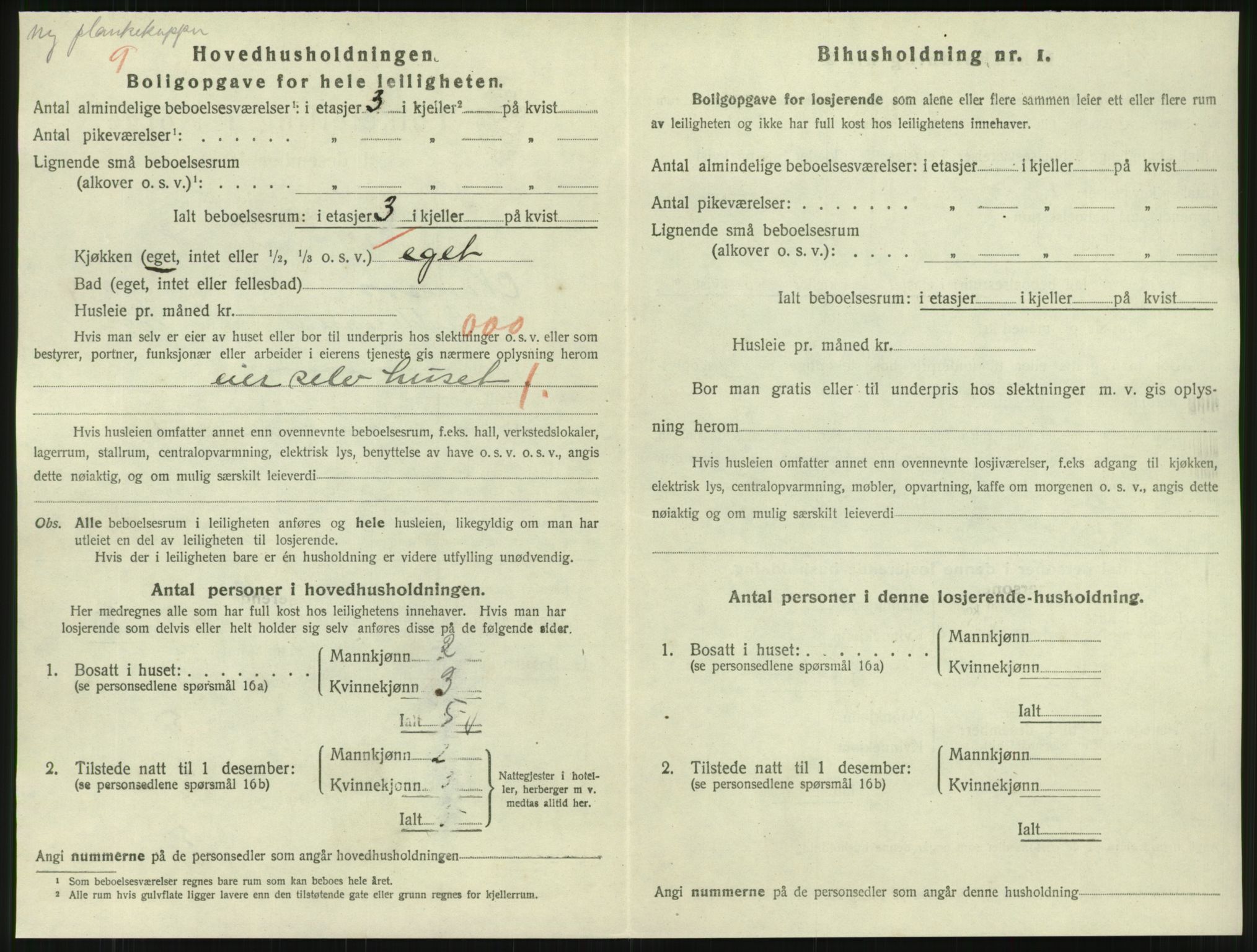 SAT, 1920 census for Namsos, 1920, p. 1504