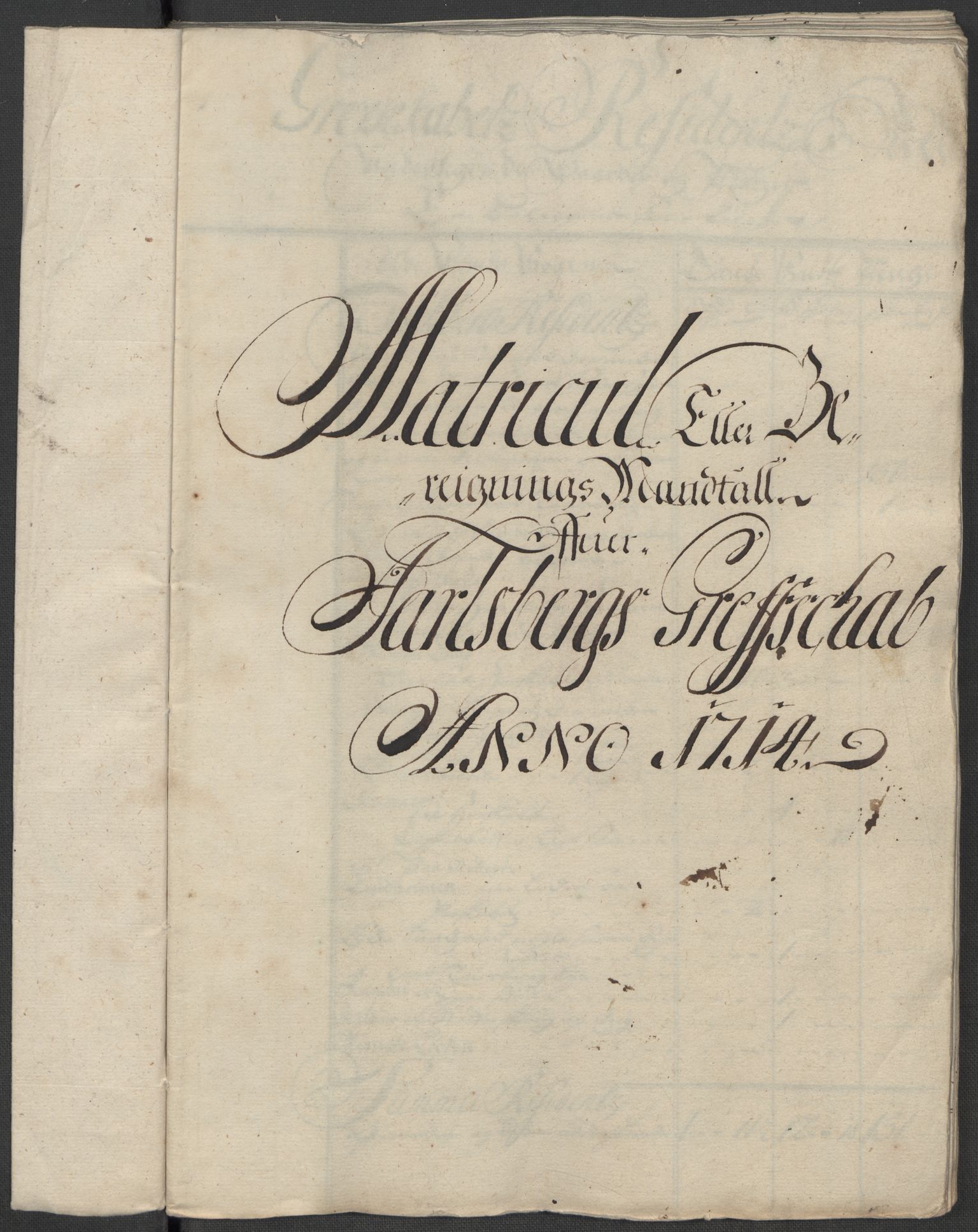 Rentekammeret inntil 1814, Reviderte regnskaper, Fogderegnskap, RA/EA-4092/R32/L1879: Fogderegnskap Jarlsberg grevskap, 1714-1715, p. 13