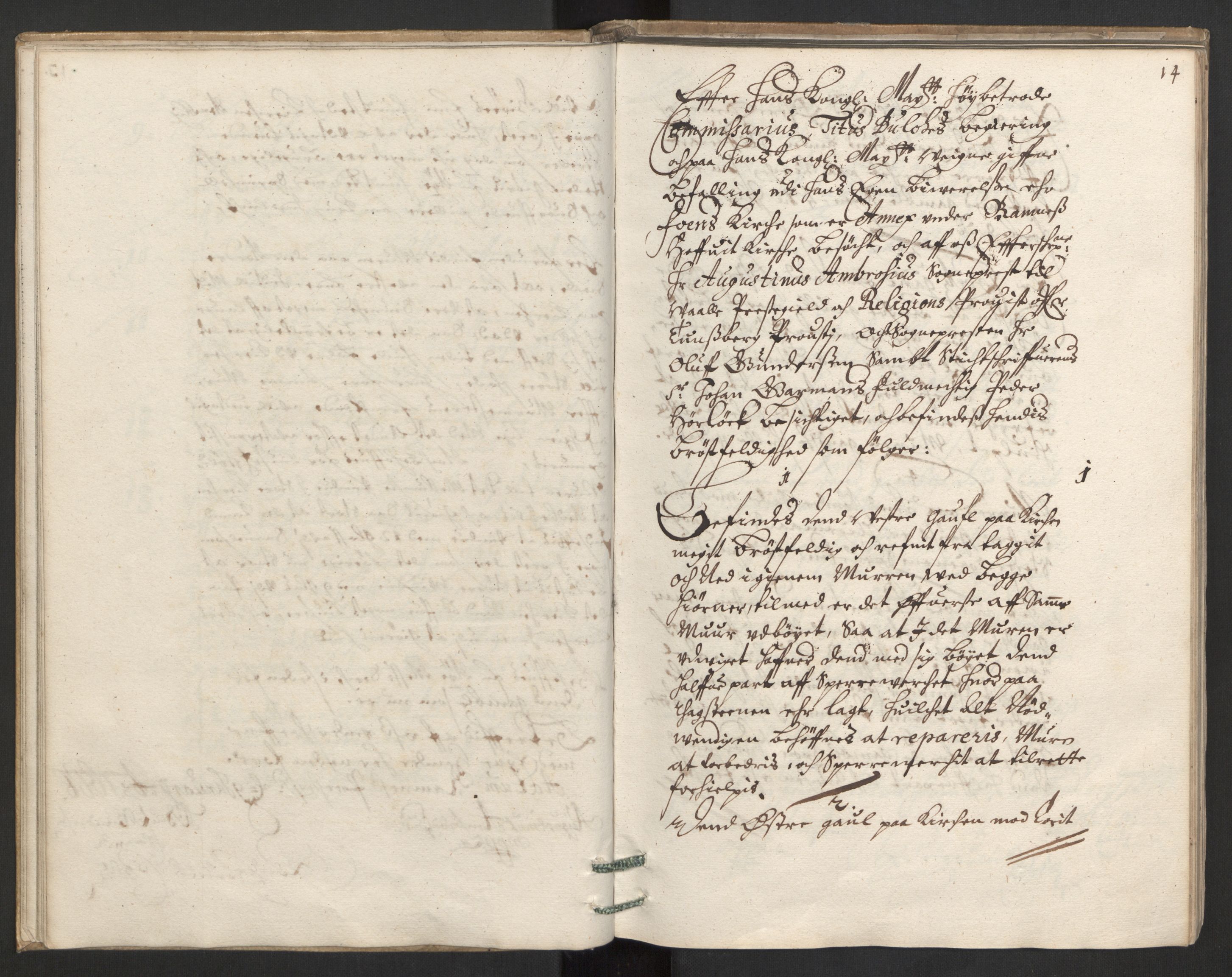 Rentekammeret inntil 1814, Reviderte regnskaper, Kirkeregnskap, AV/RA-EA-4067/Ra/L0027/0002: Kirkeregnskap / Besiktigelser over kirkene i Tønsberg len og Brunla len, 1666, p. 13b-14a