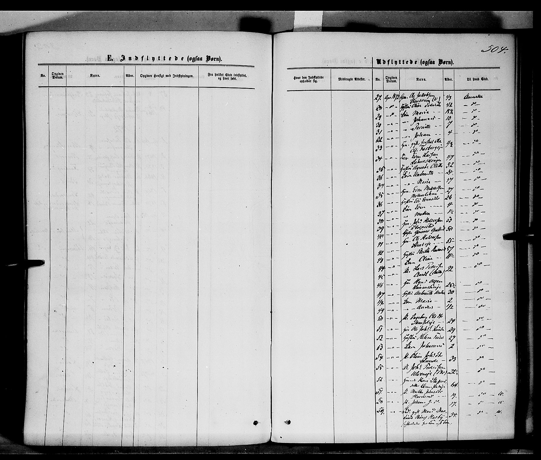 Ringsaker prestekontor, AV/SAH-PREST-014/K/Ka/L0011: Parish register (official) no. 11, 1870-1878, p. 504