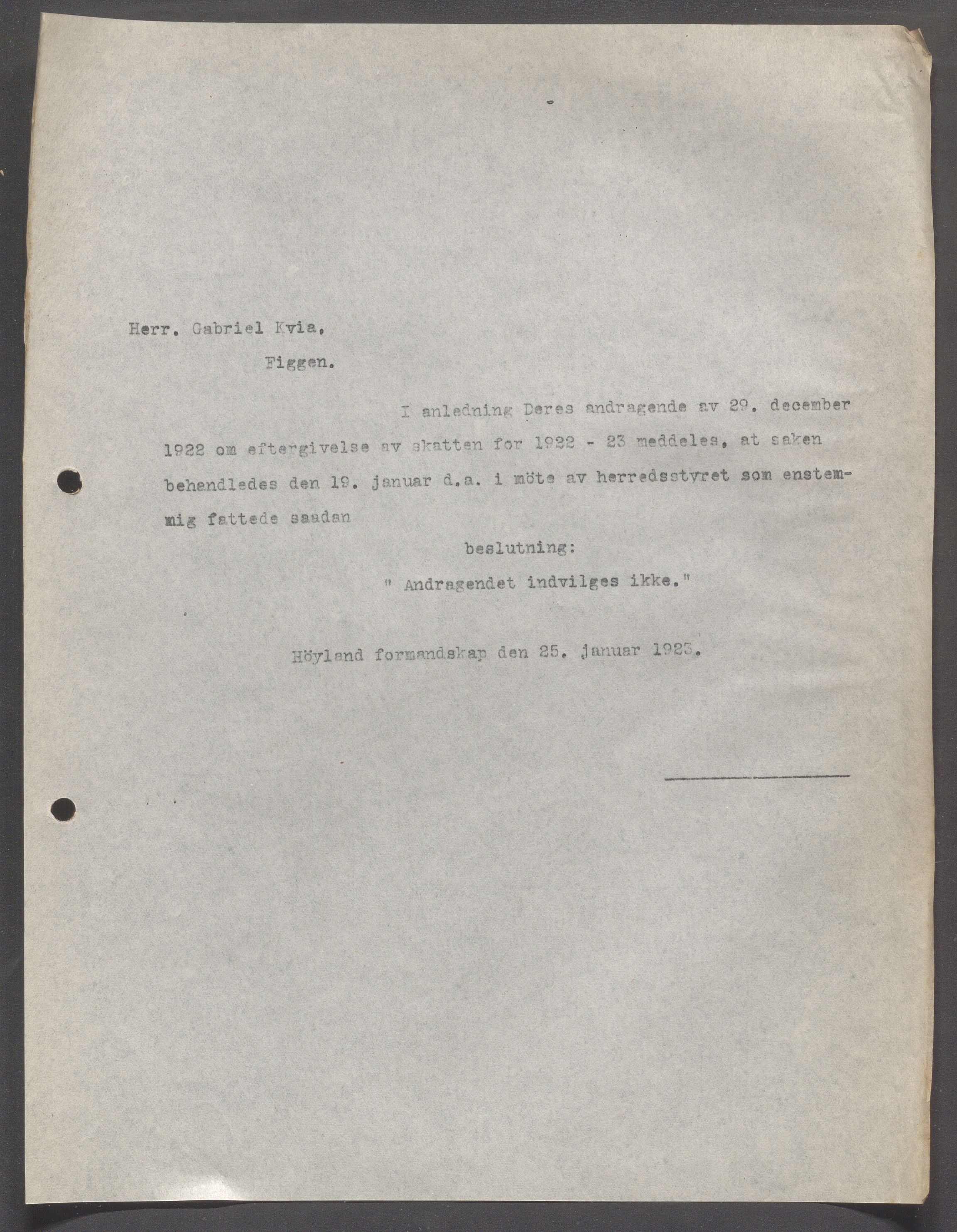 Høyland kommune - Formannskapet, IKAR/K-100046/B/L0006: Kopibok, 1920-1923, p. 591