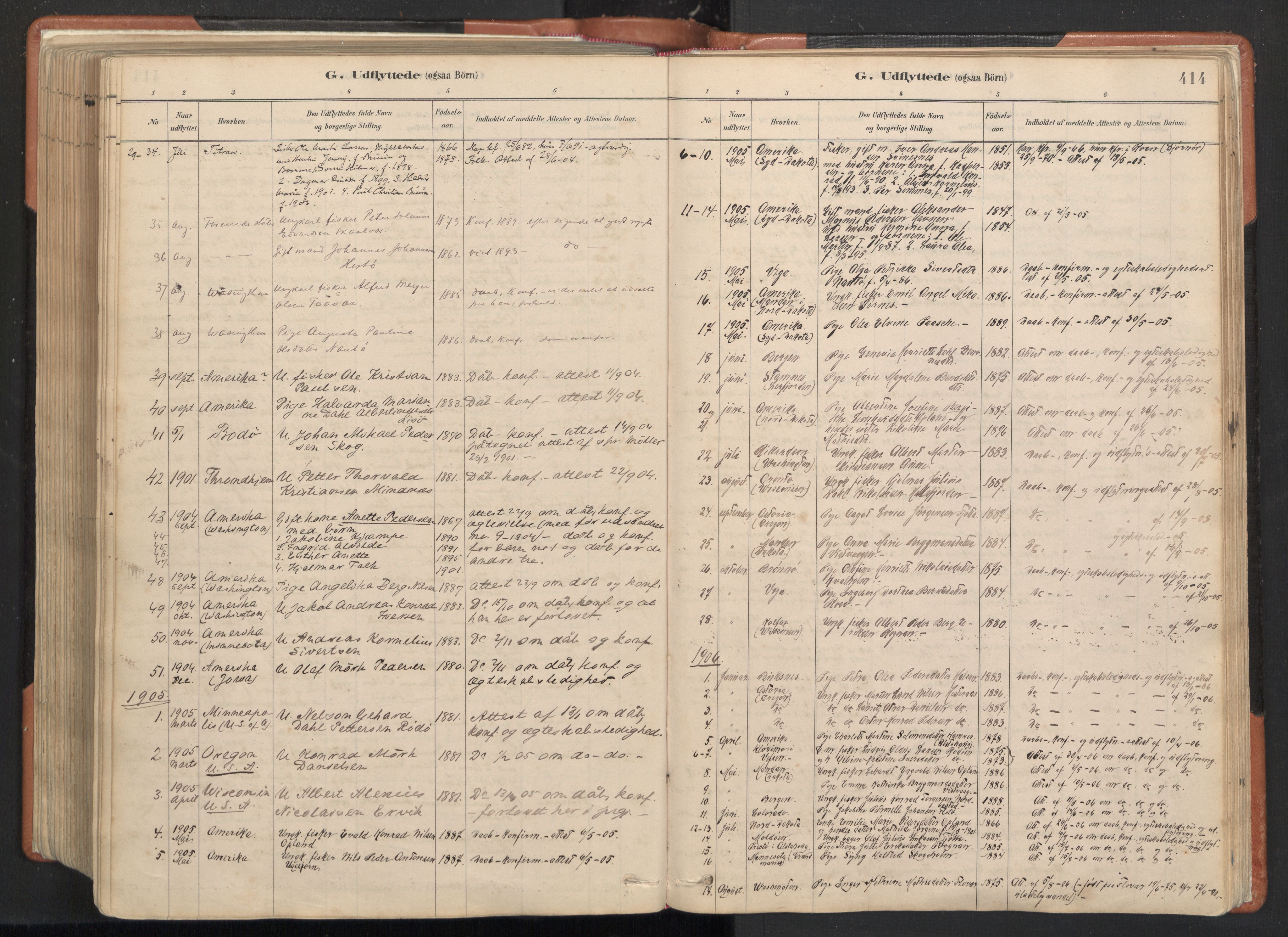 Ministerialprotokoller, klokkerbøker og fødselsregistre - Nordland, SAT/A-1459/817/L0264: Parish register (official) no. 817A04, 1878-1907, p. 414