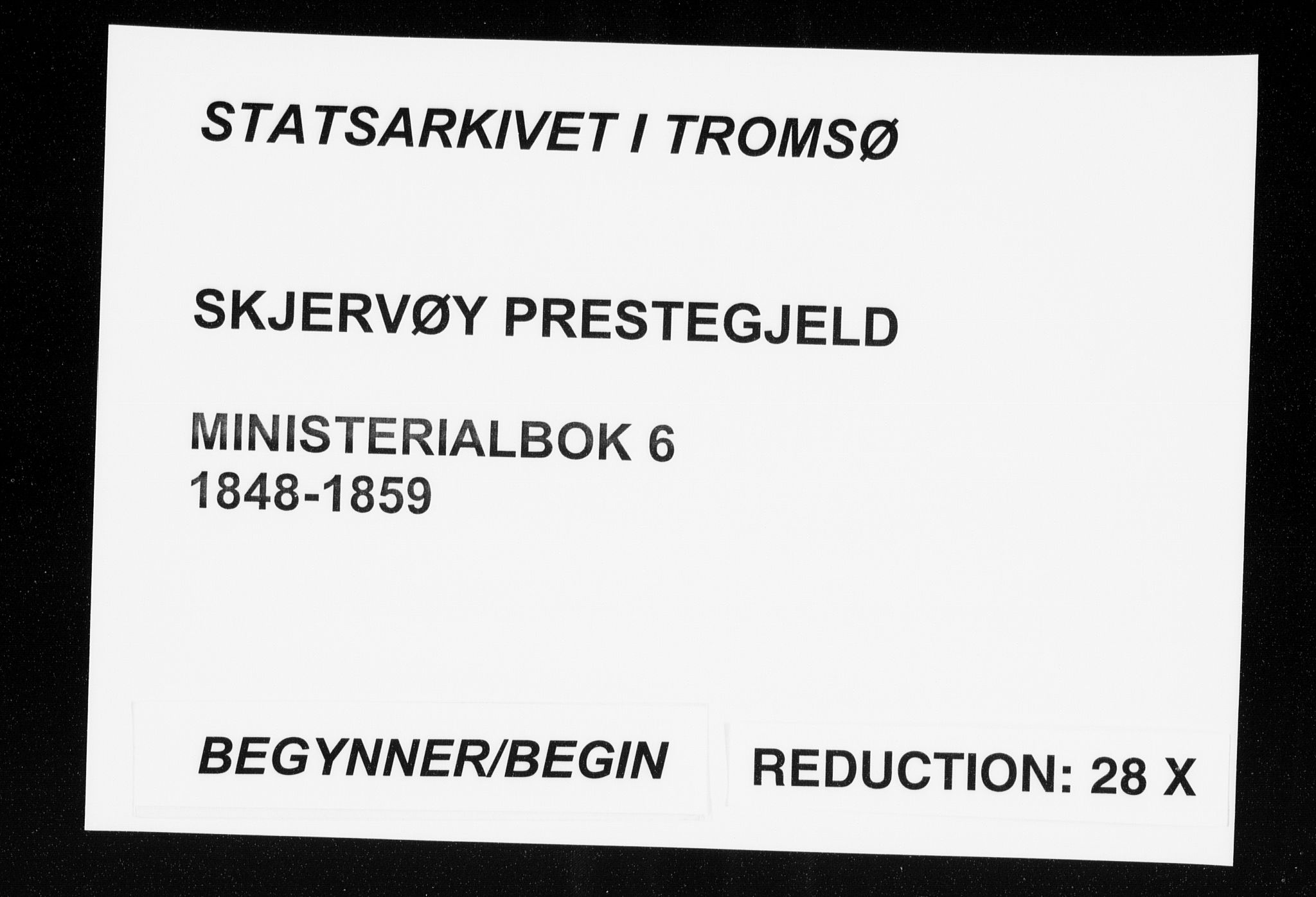 Skjervøy sokneprestkontor, SATØ/S-1300/H/Ha/Haa/L0006kirke: Parish register (official) no. 6, 1848-1859