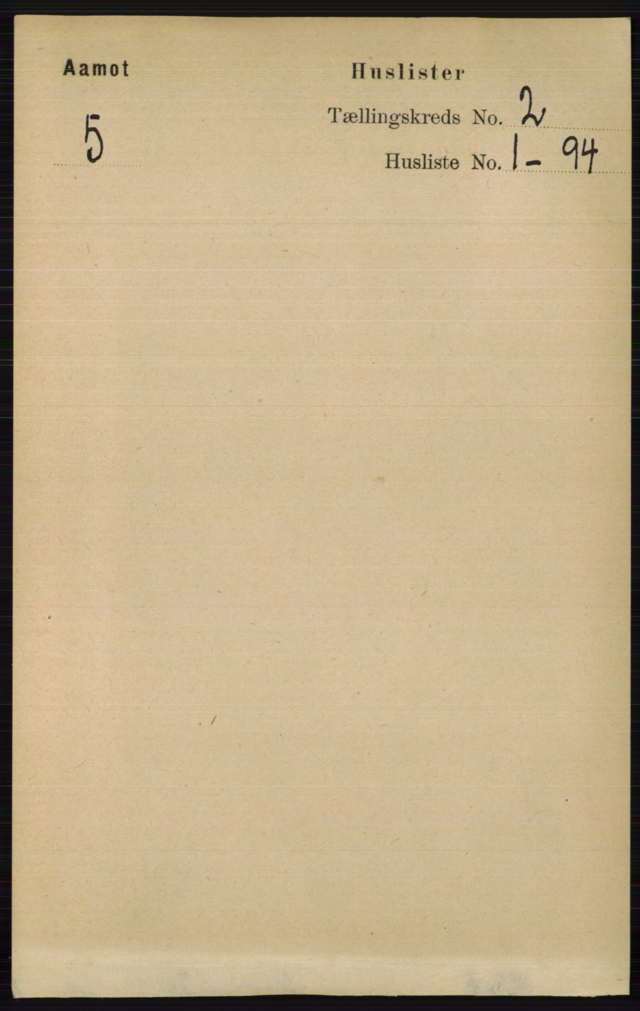 RA, 1891 census for 0429 Åmot, 1891, p. 666