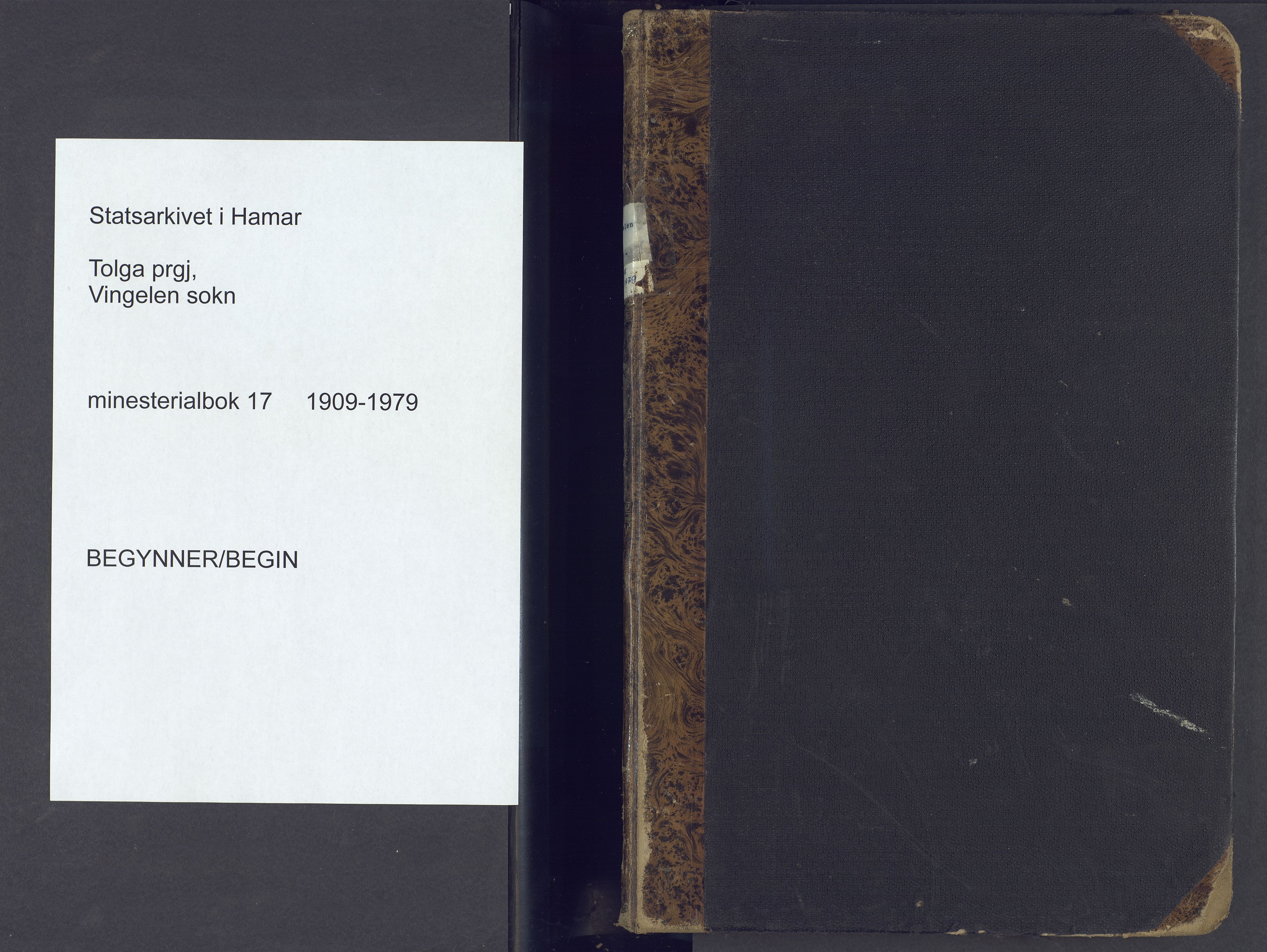 Tolga prestekontor, SAH/PREST-062/K/L0017: Parish register (official) no. 17, 1909-1979